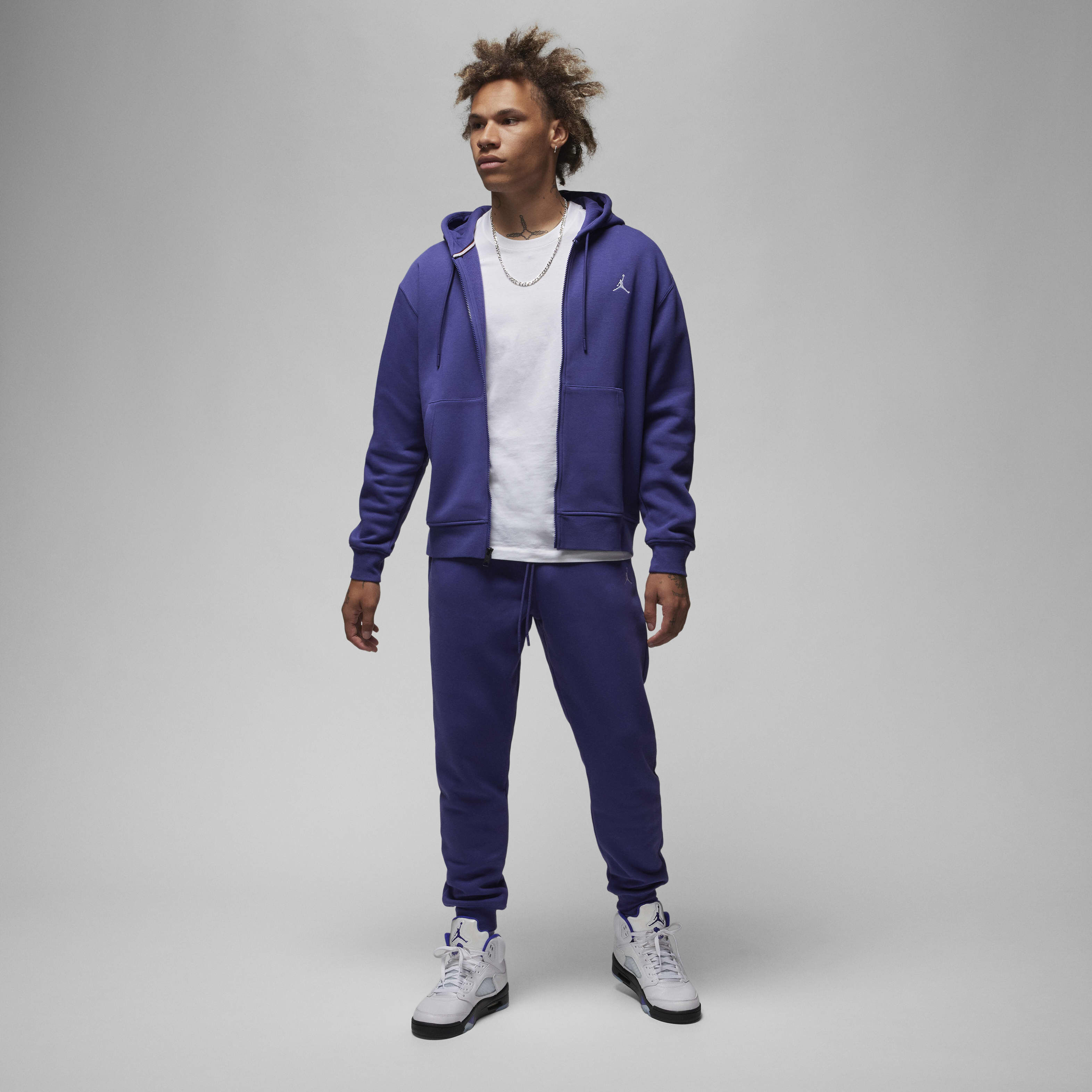 Buy Jordan Brooklyn Fleece Men's Full-Zip Hoodie - Sky J