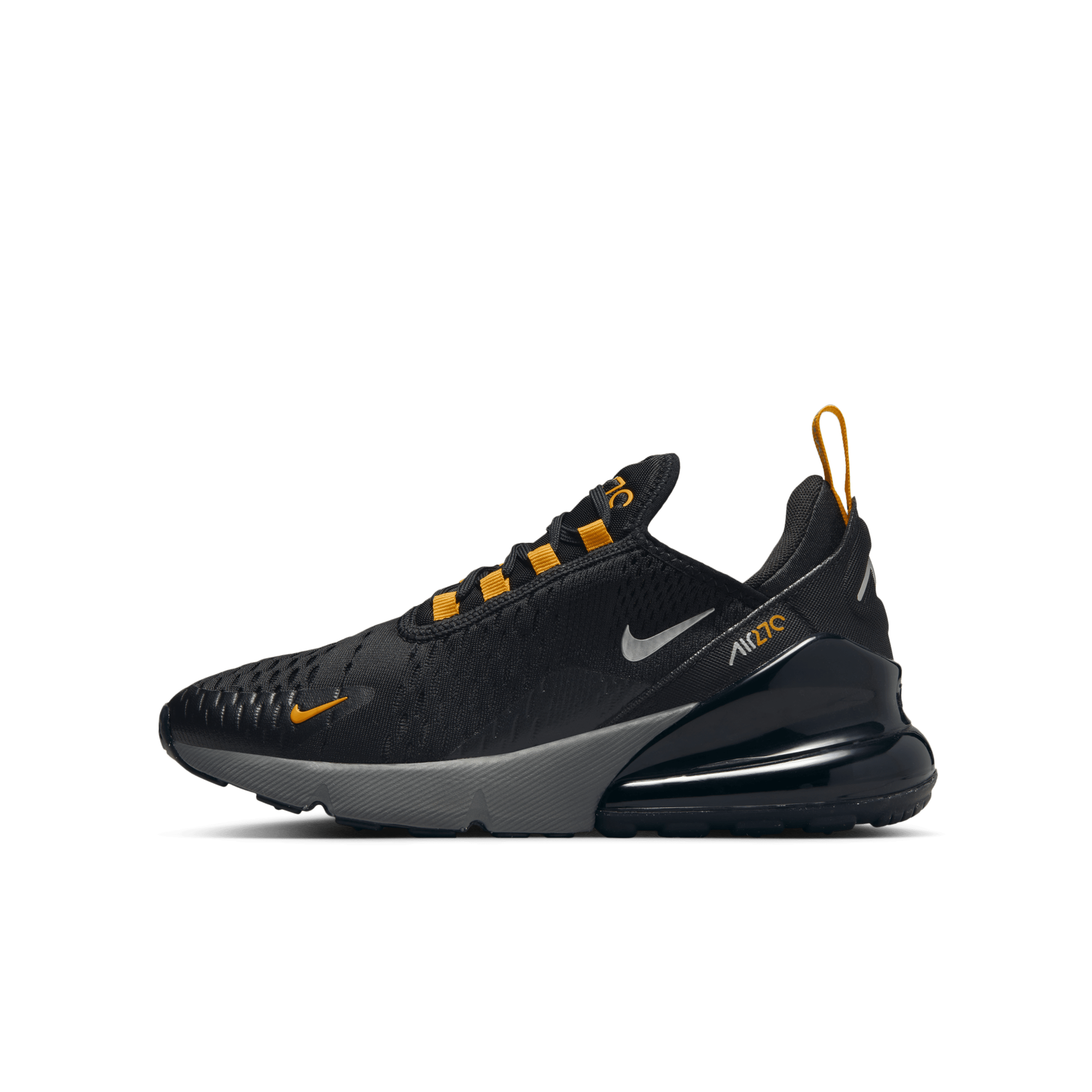 Nike air max 270 black white gold sales