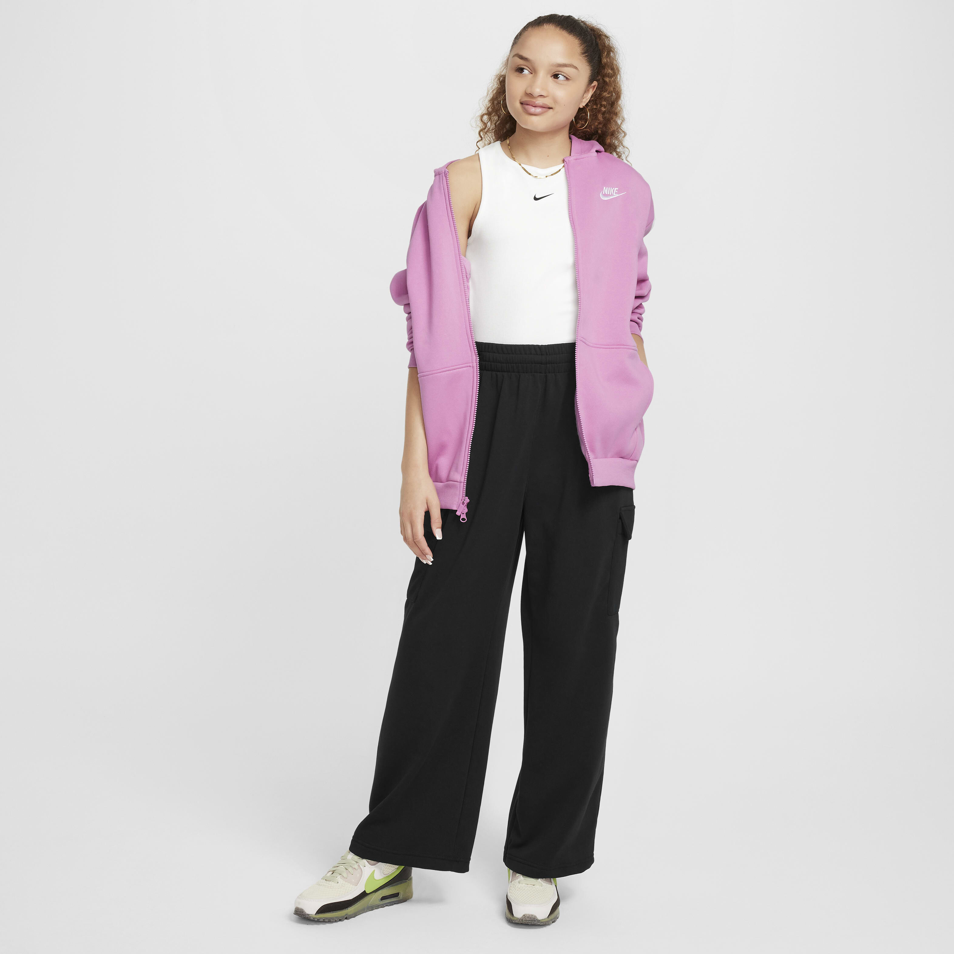 Buy Nike Sportswear Club Fleece Older Kids' Oversized Full