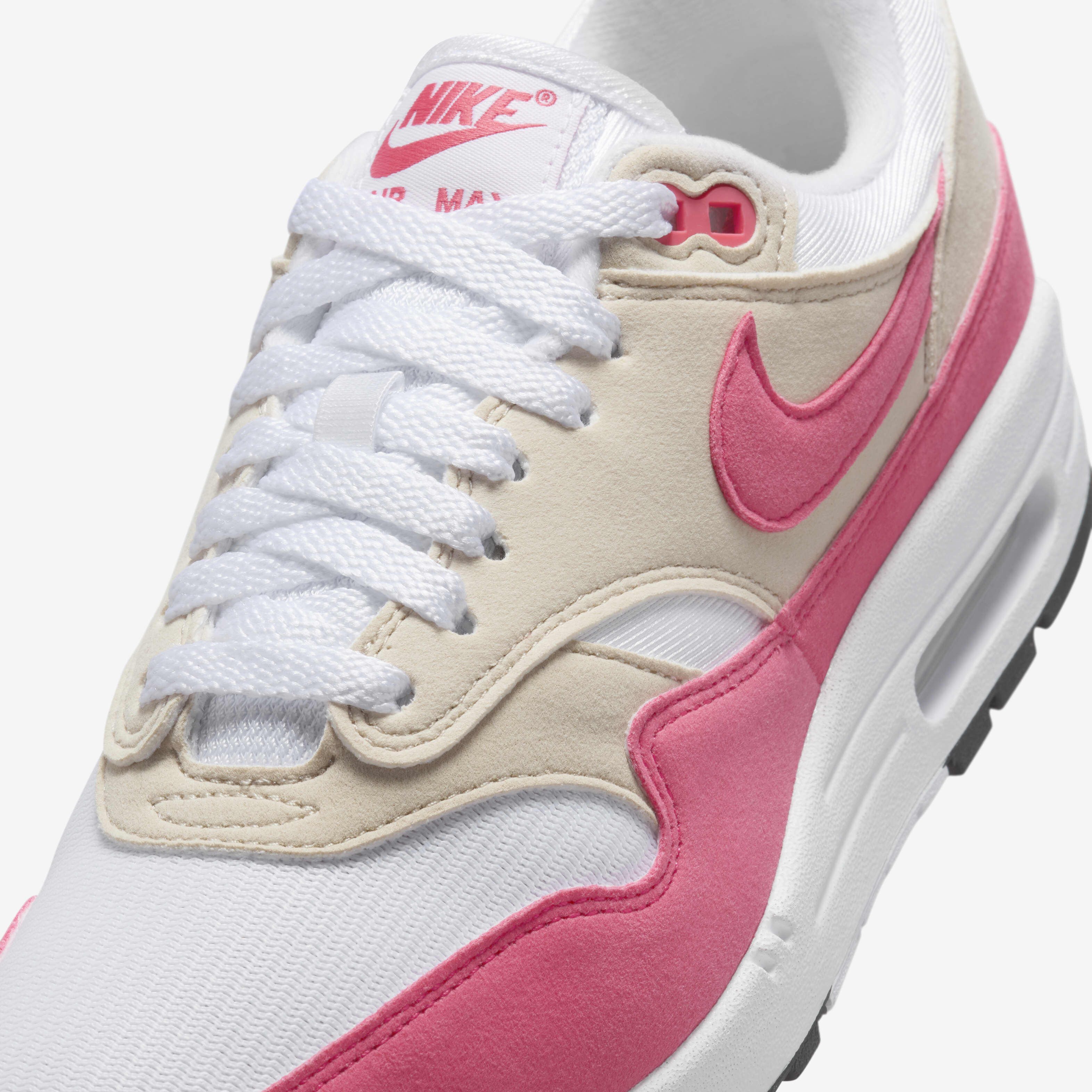Buy Nike Air Max 1 Women s shoes White Light Orewood Brown Black Aster Pink Nike Saudi Official