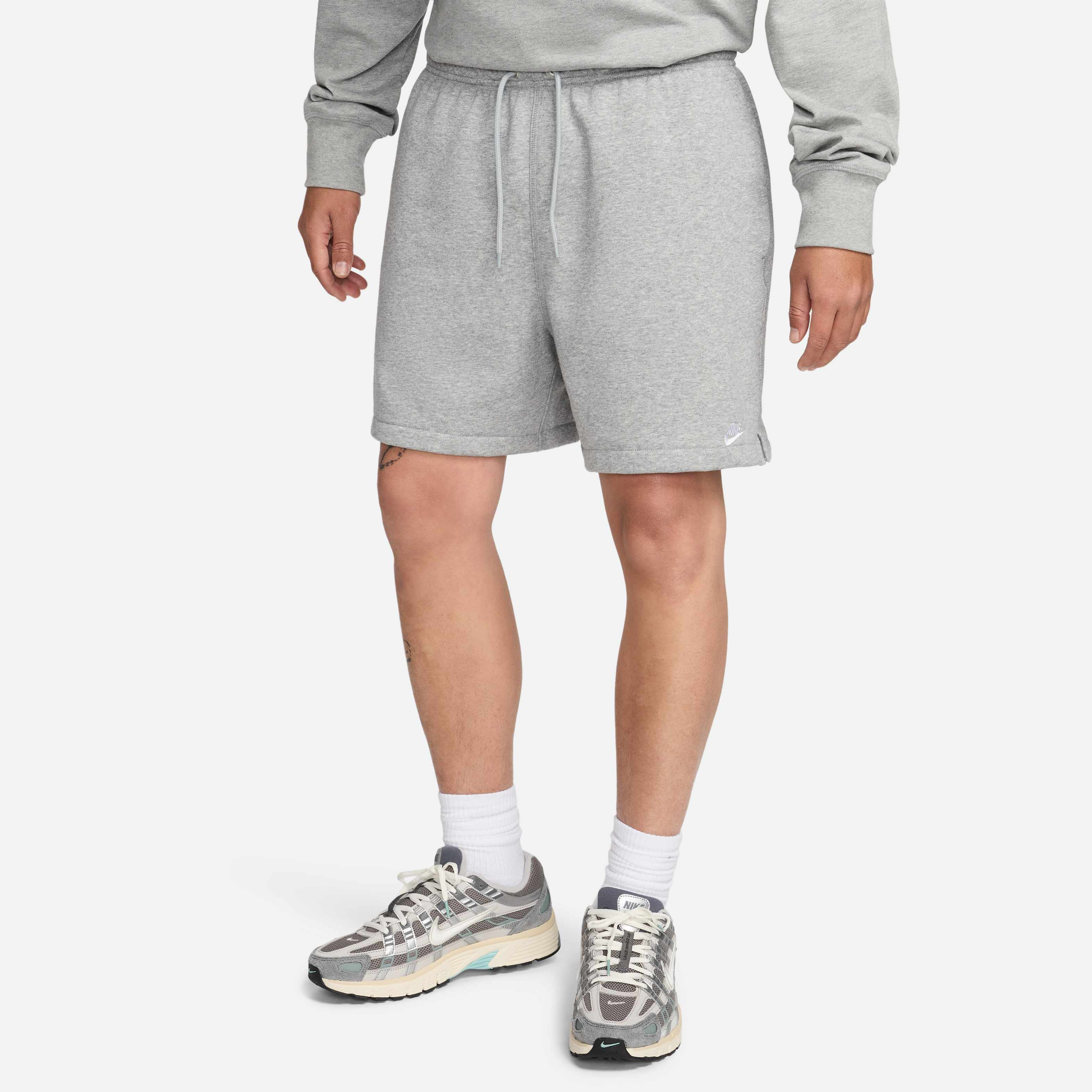 Buy Nike Club Men's French Terry Flow Shorts - Dark Grey Heather
