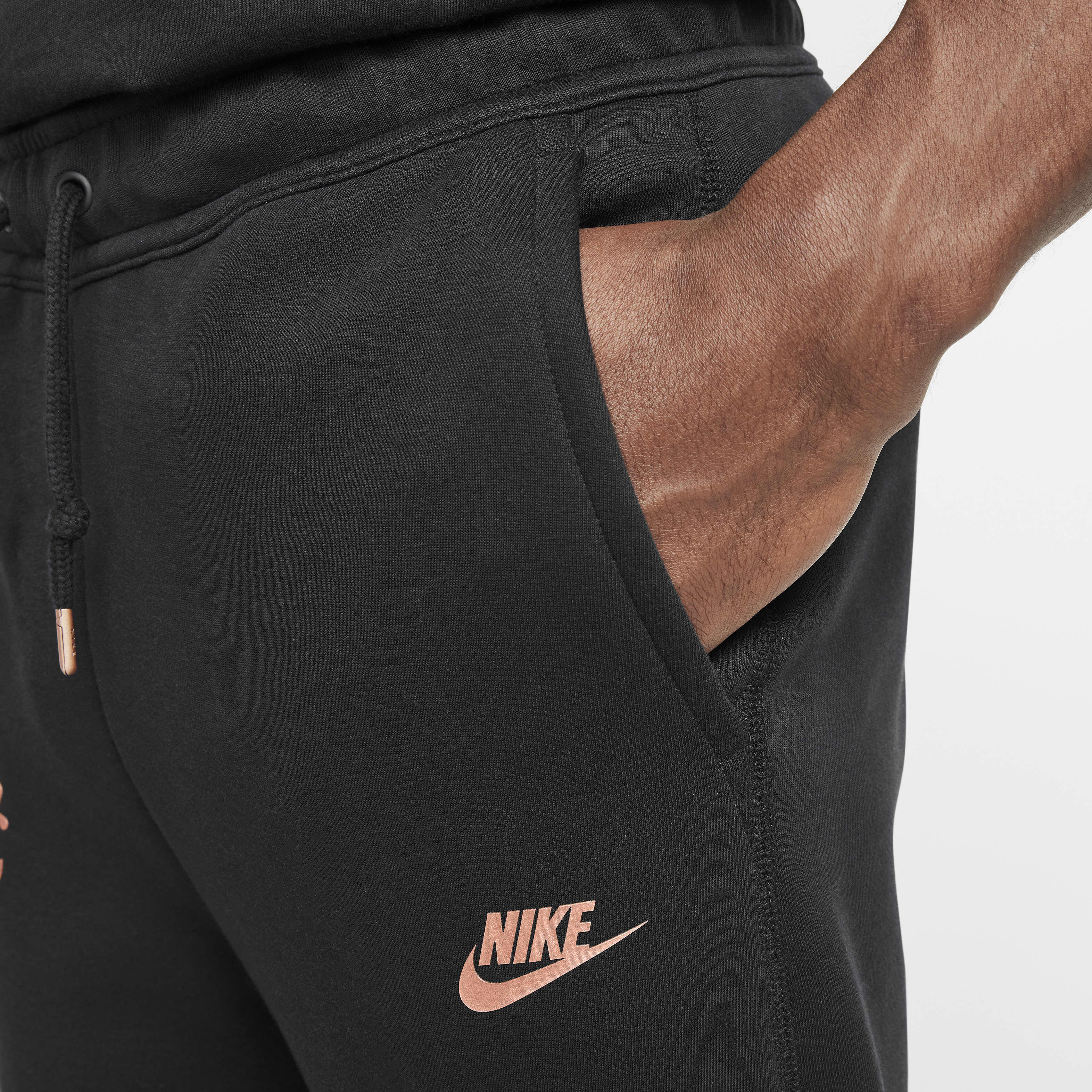 Nike foundation fleece joggers black new arrivals