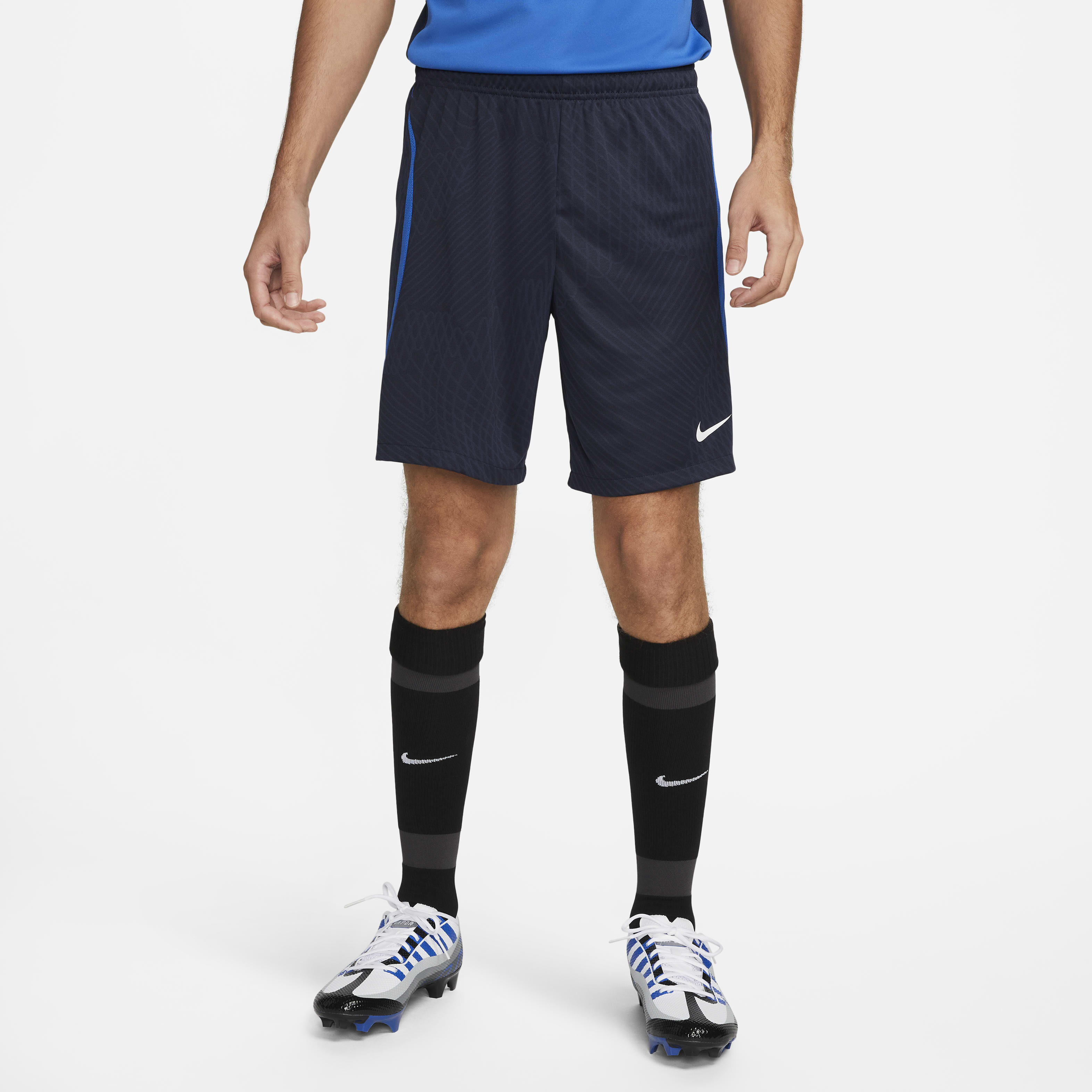 Buy Nike Dri FIT Strike Men s Football Shorts Obsidian Royal Blue White Nike Saudi Official