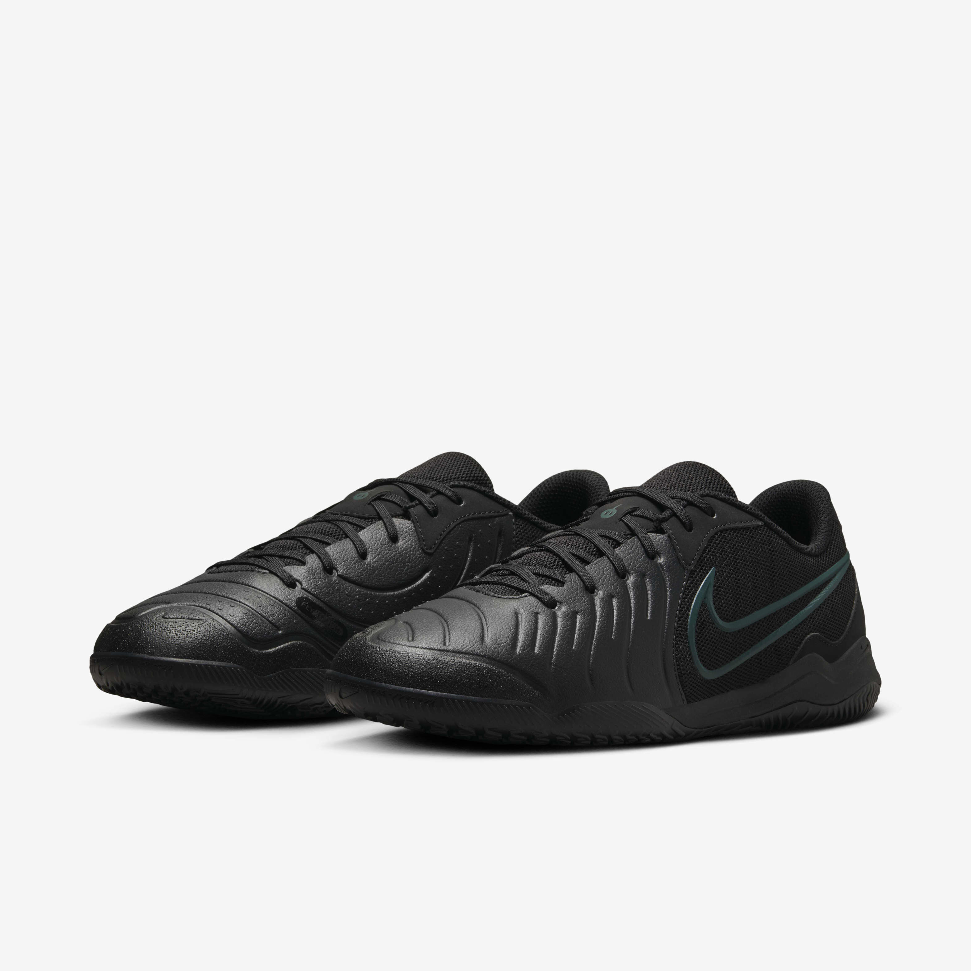 Buy Nike Tiempo Legend 10 Academy Indoor Court Low Top Football Shoes Black Deep Jungle Black Nike Saudi Official