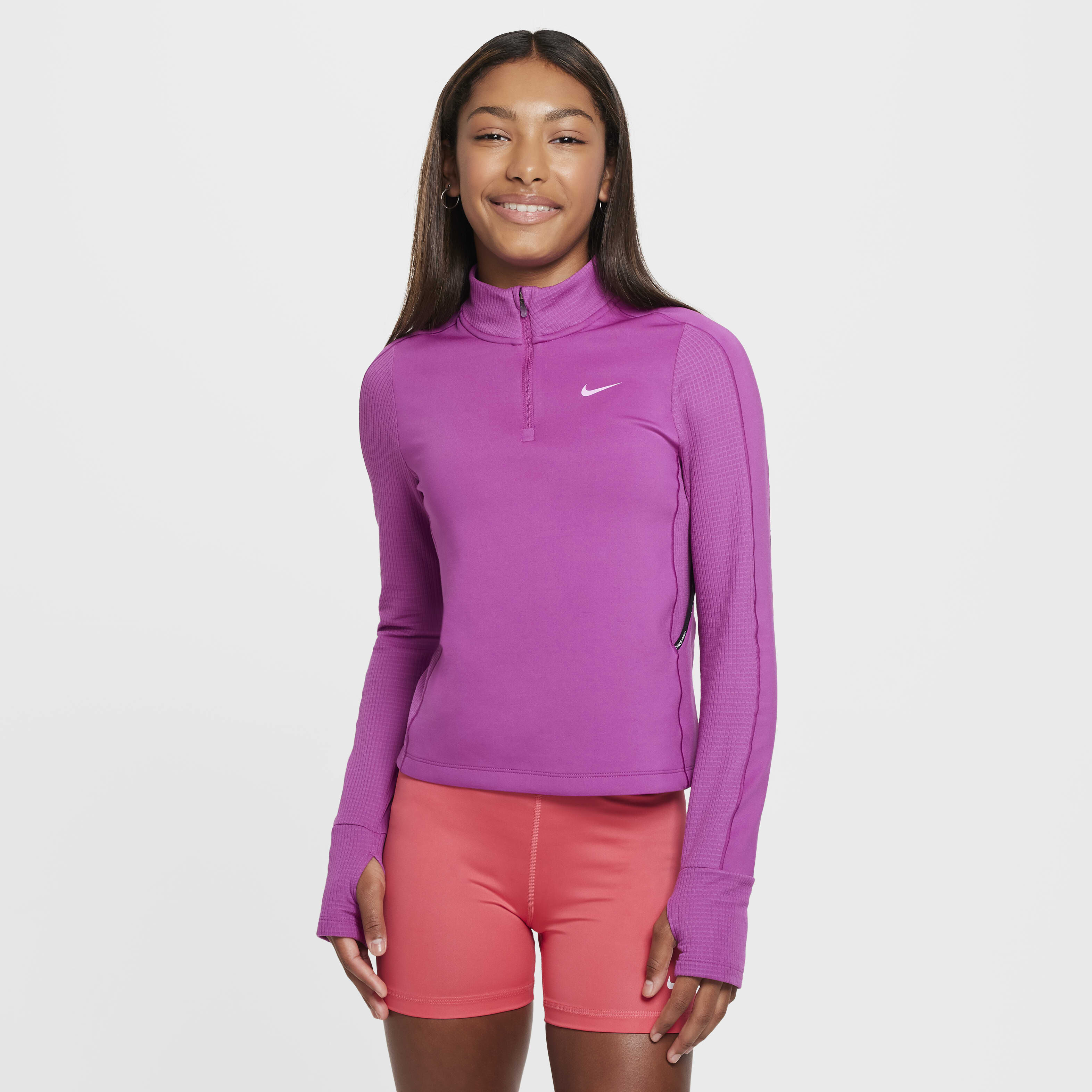 Nike pro pink sweatshirt new arrivals