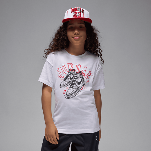 Jordan Short Sleeves Shirts-JRDN, Jordan, Big Kids' AJ1 Rookie T-Shirt