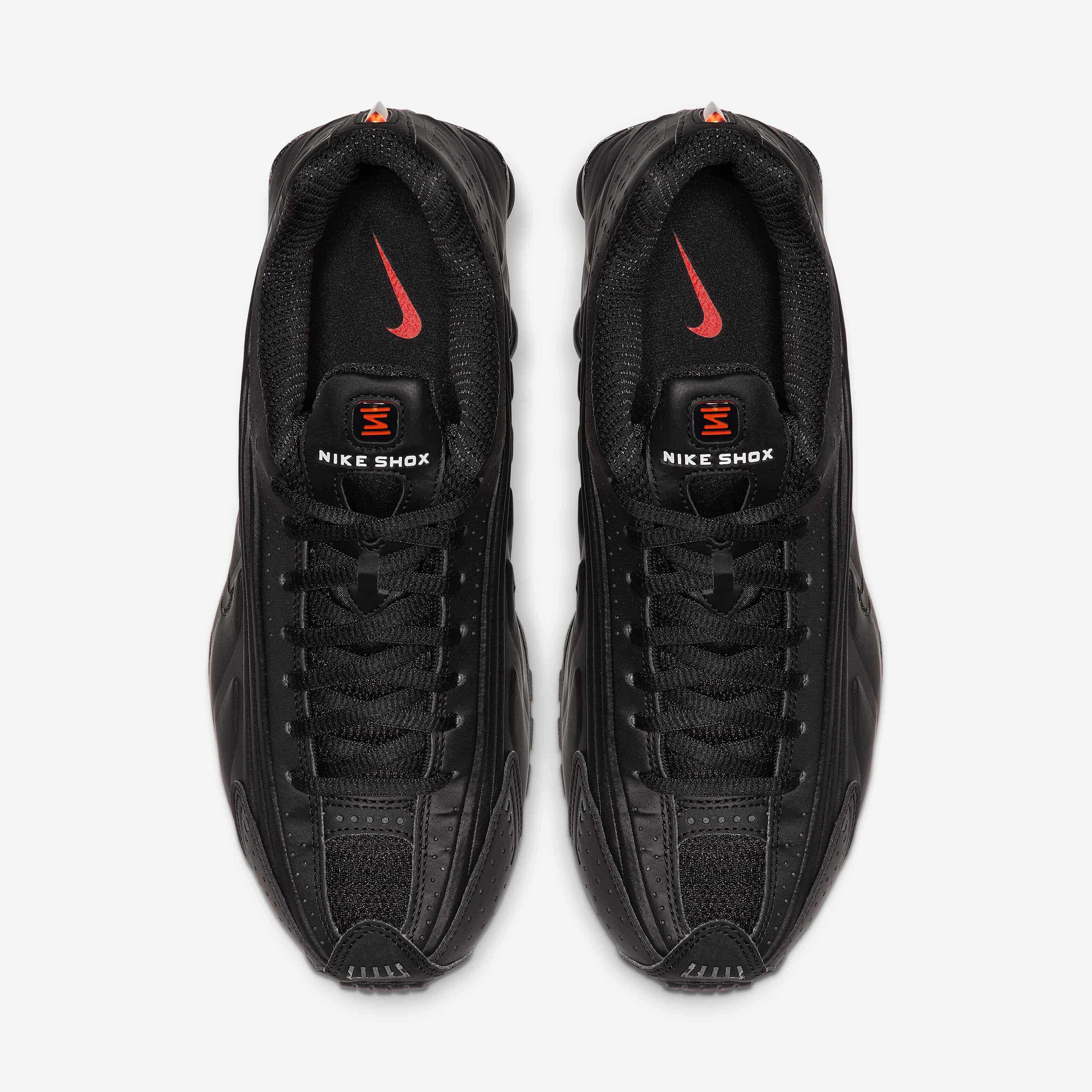 Womens nike shox r4 all black cheap