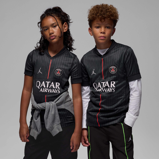 New In Kids' Kits & Jerseys-Nike, Paris Saint-Germain 2025/26 Stadium Fourth, Older Kids' Jordan Dri-FIT Football Replica Shirt