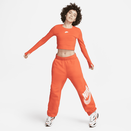 Survetement nike shop femme orange