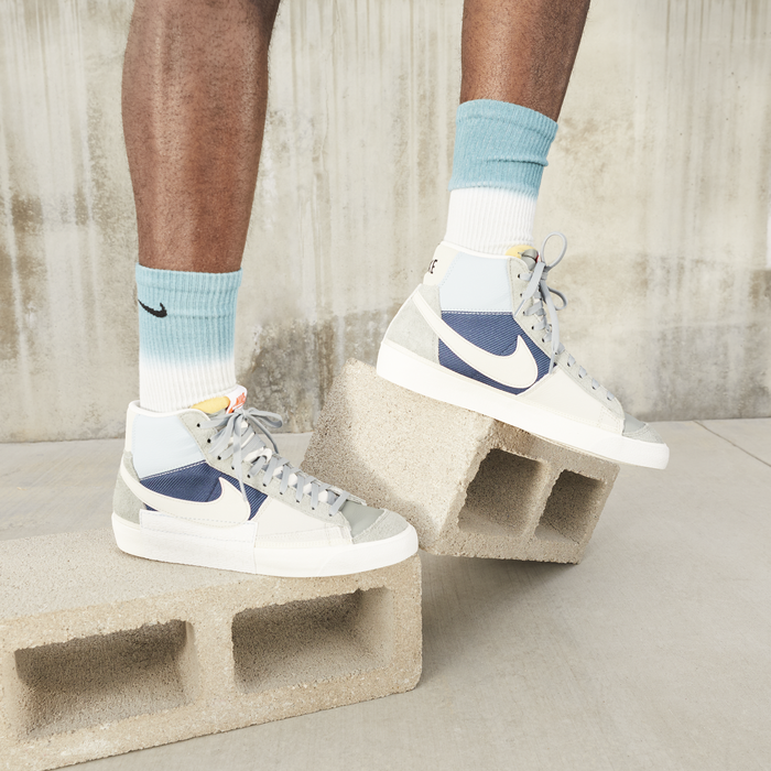 Nike blazer patchwork on feet hotsell