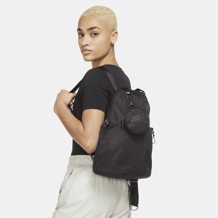 Nike futura backpack sales black
