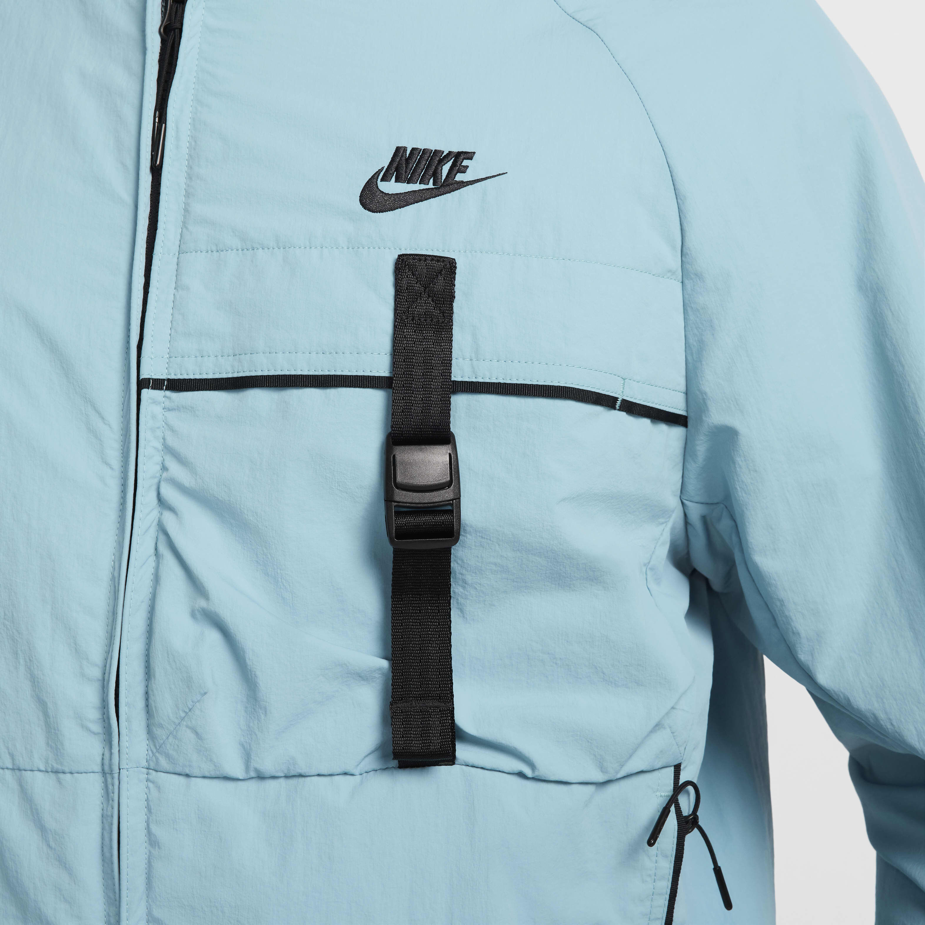 Buy Nike Tech Men's Woven Jacket - Denim Turquoise/Black
