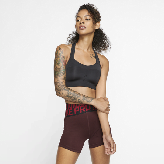 Burgundy nike 2025 sports bra