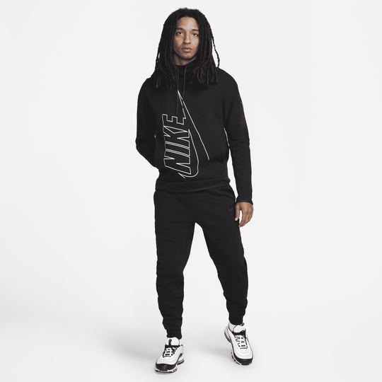 Nike tech fleece discount reflective overhead hoodie