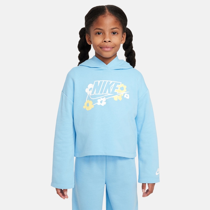 BLUE HOODIE IN FRENCH TERRY, CHILD BLUE HOODIE IN FRENCH TERRY, CHILD