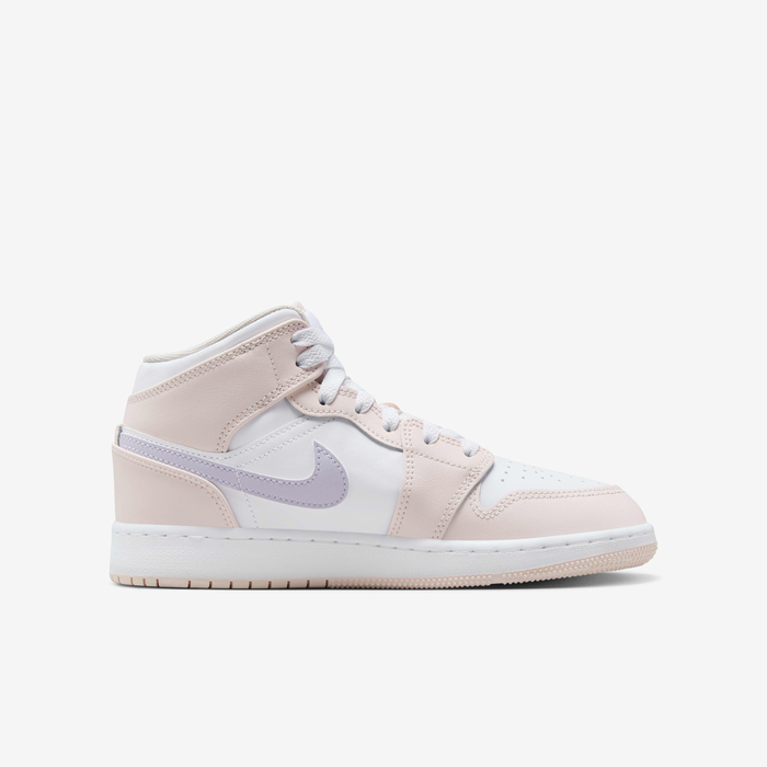 Buy Air Jordan Mid Older Kids' Shoes Pink Wash/White/Violet
