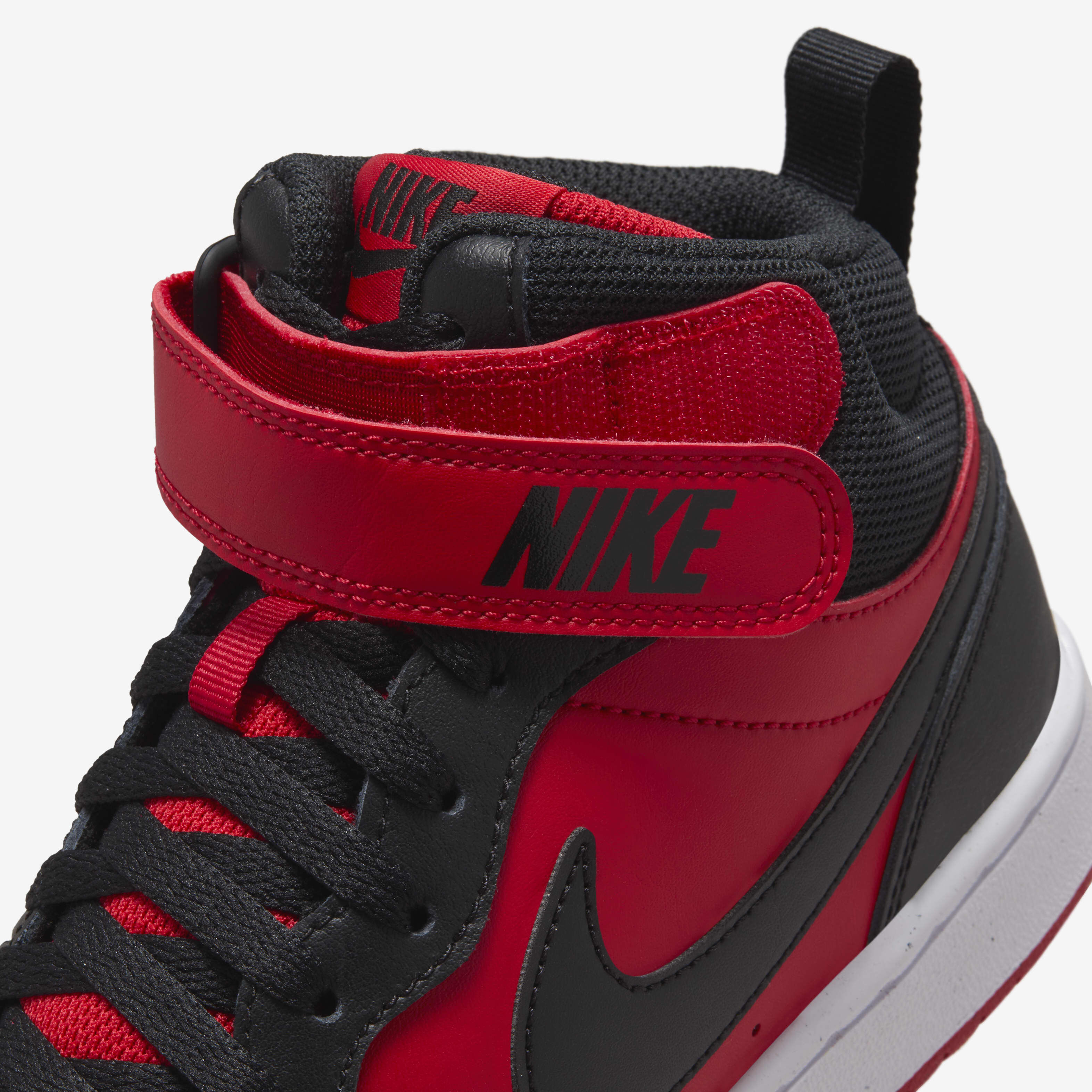 Buy Nike Court Borough Mid 2 Older Kids Shoes University Red White Black Nike Saudi Official