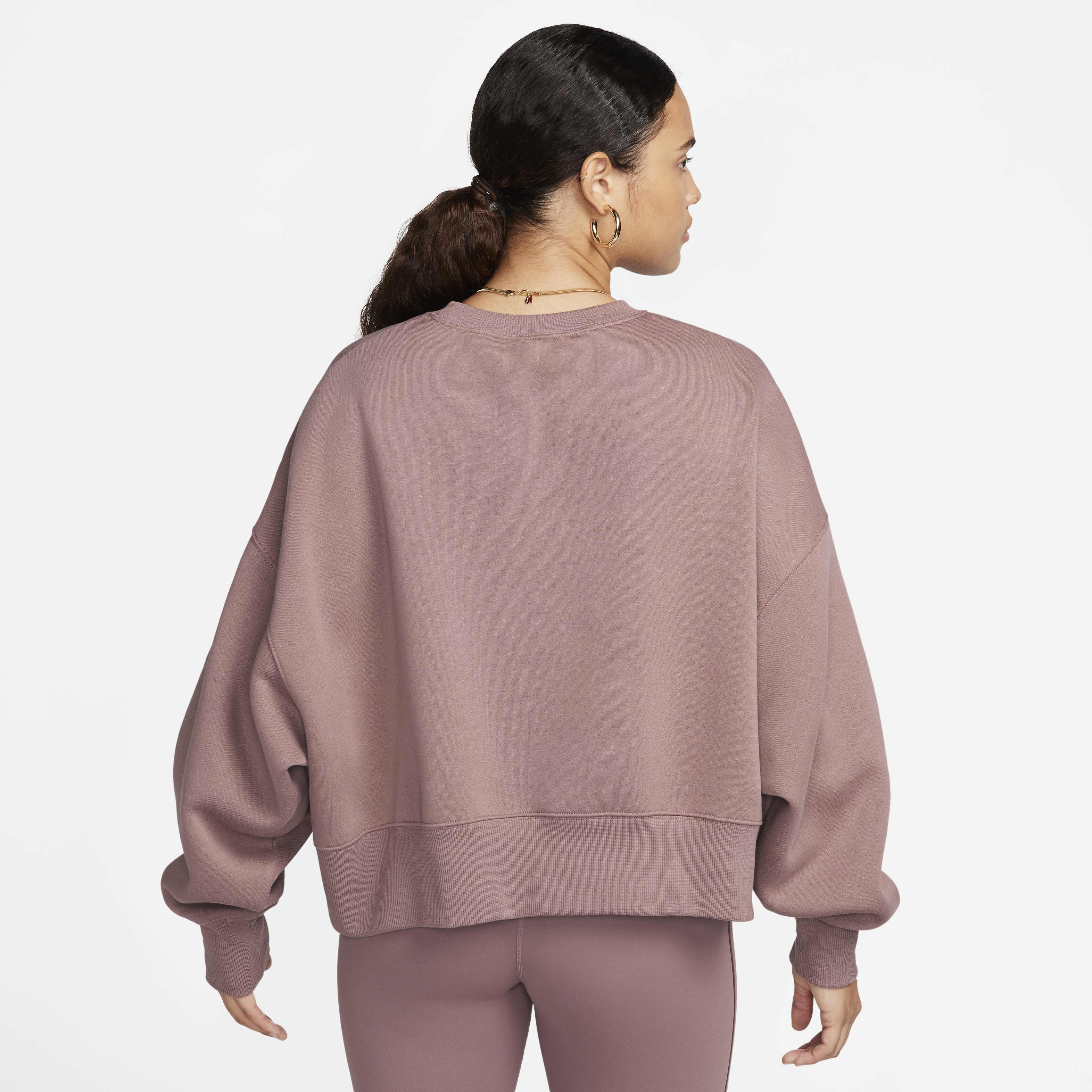 Nike smokey mauve hoodie top