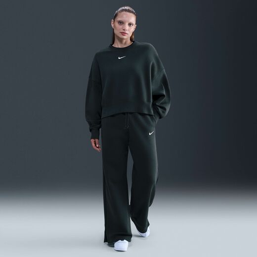 جديد البناطيل والليقنز النسائية-نايكي, نايكي سبورتسوير فينيكس فليس, سروال عالي الخصر بقصة ساق واسعة للنساء جديد البناطيل والليقنز النسائية-نايكي, نايكي سبورتسوير فينيكس فليس, سروال عالي الخصر بقصة ساق واسعة للنساء