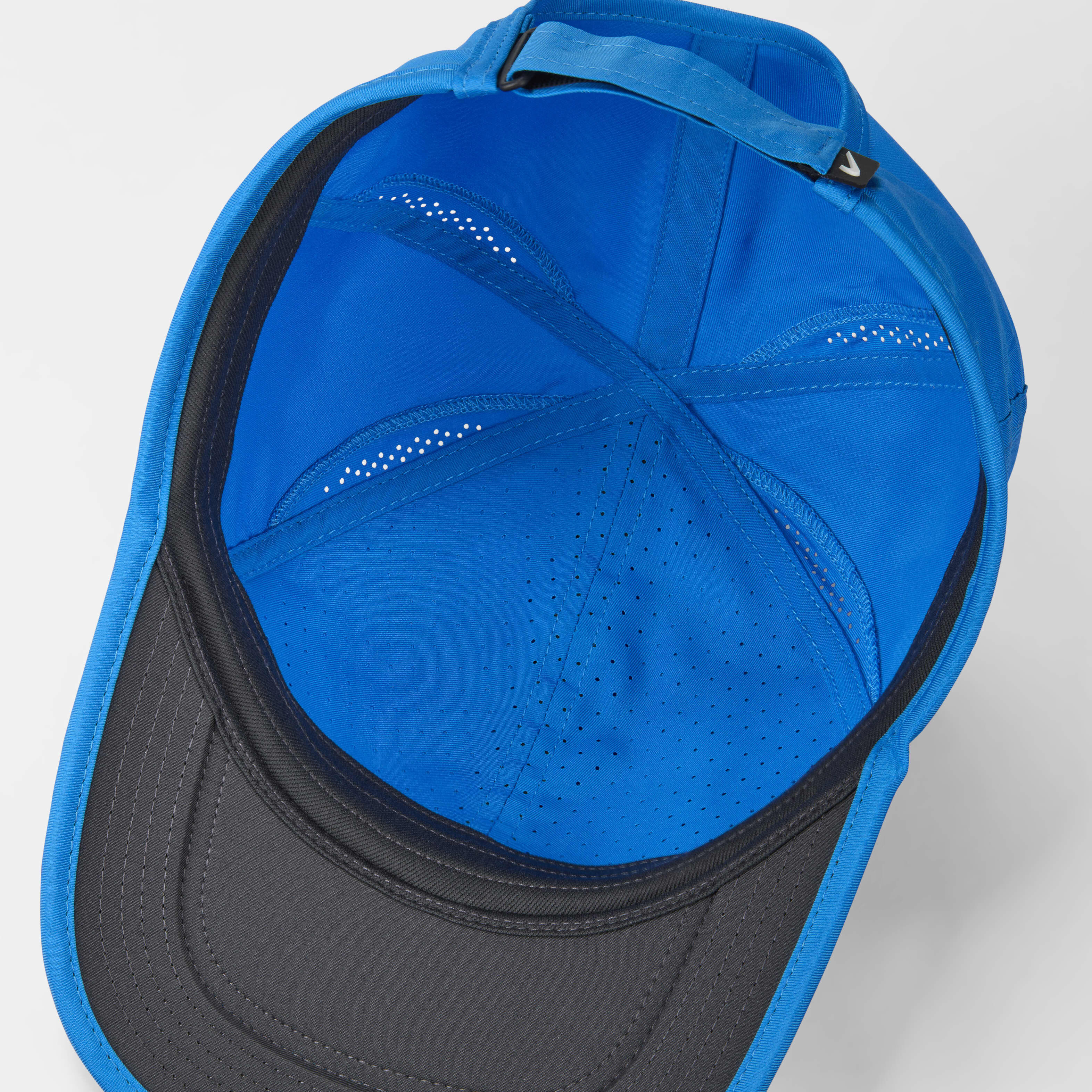 nike featherlight cap blue