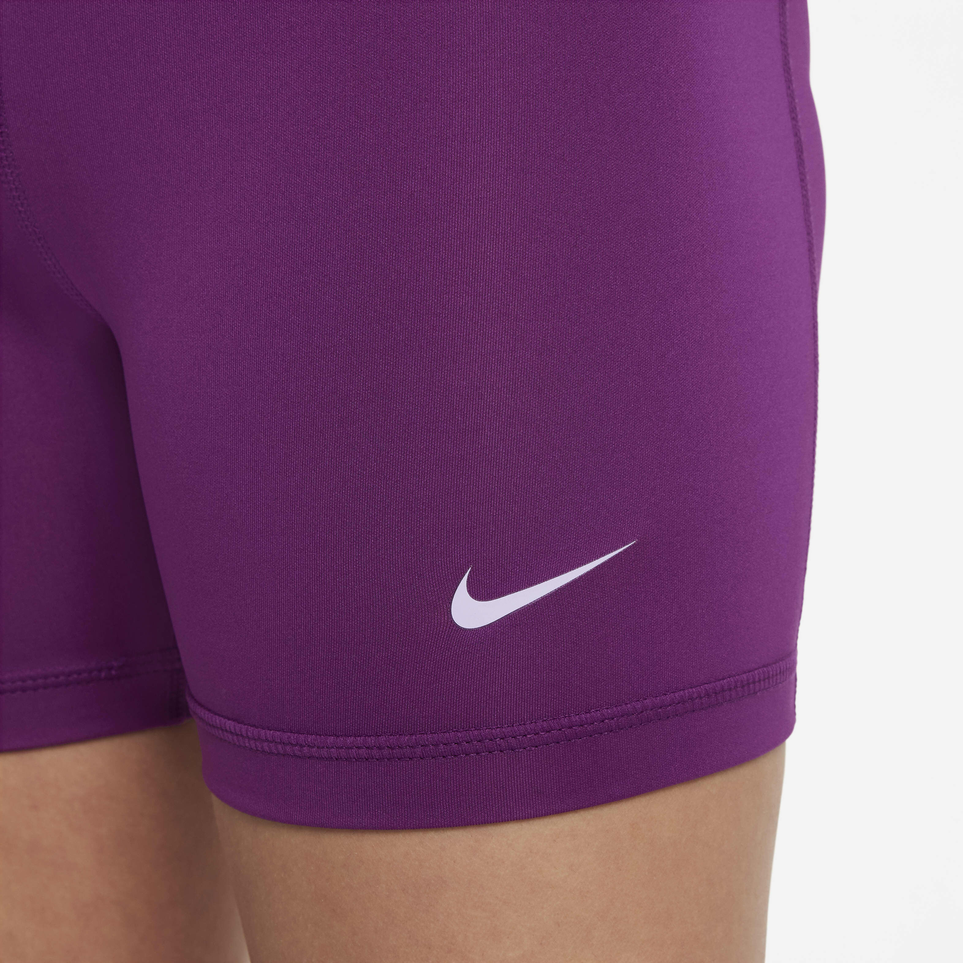 purple nike compression shorts
