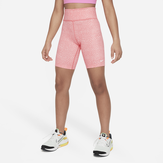 Pink nike top biker shorts