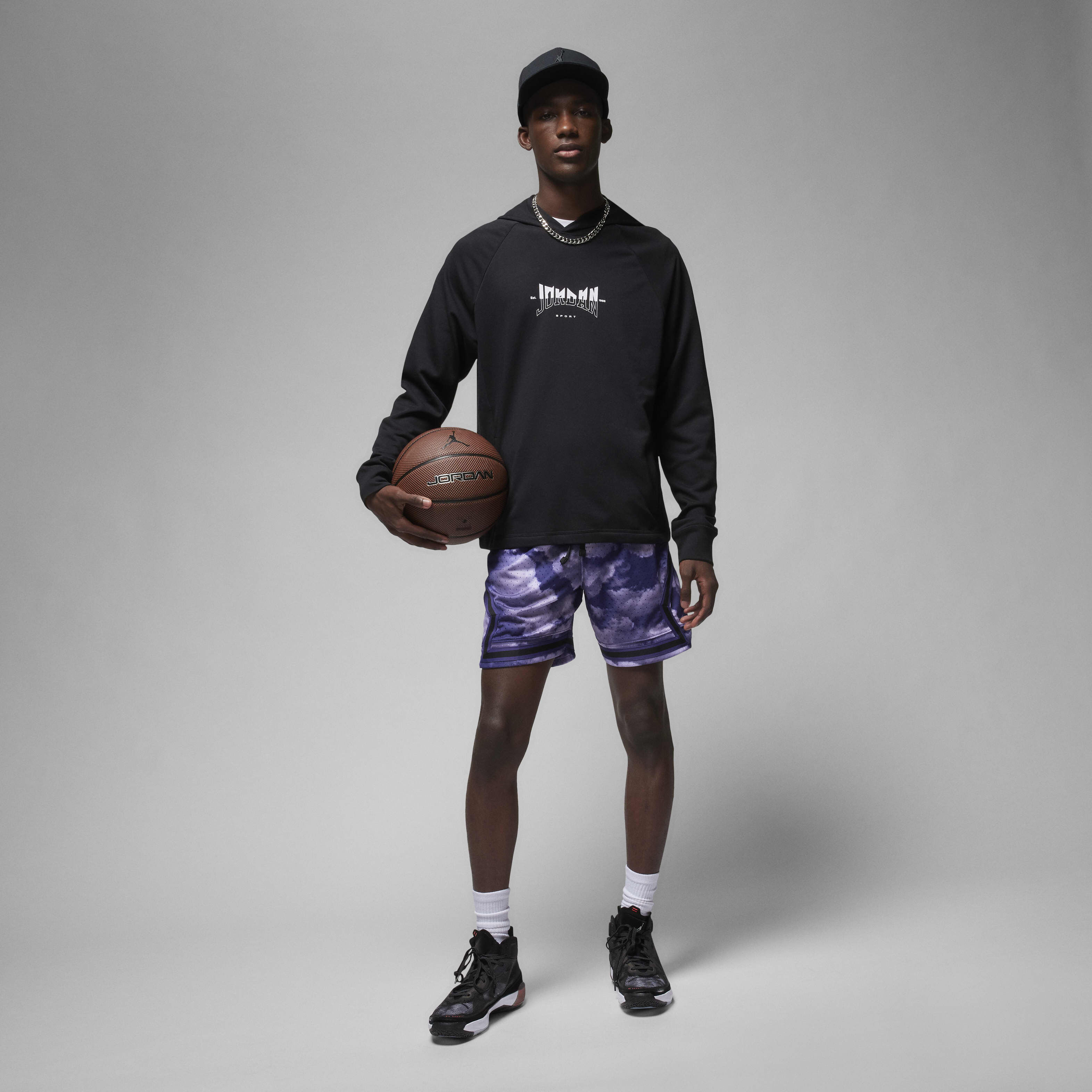 Buy Jordan Dri-FIT Sport Men's Diamond Shorts - Sky J Purple