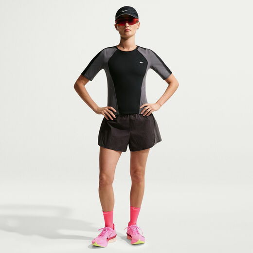 جديد القمصان والتيشرتات النسائية-نايكي, نايكي سويفت, تيشيرت الجري دراي-فت بأكمام قصيرة للنساء