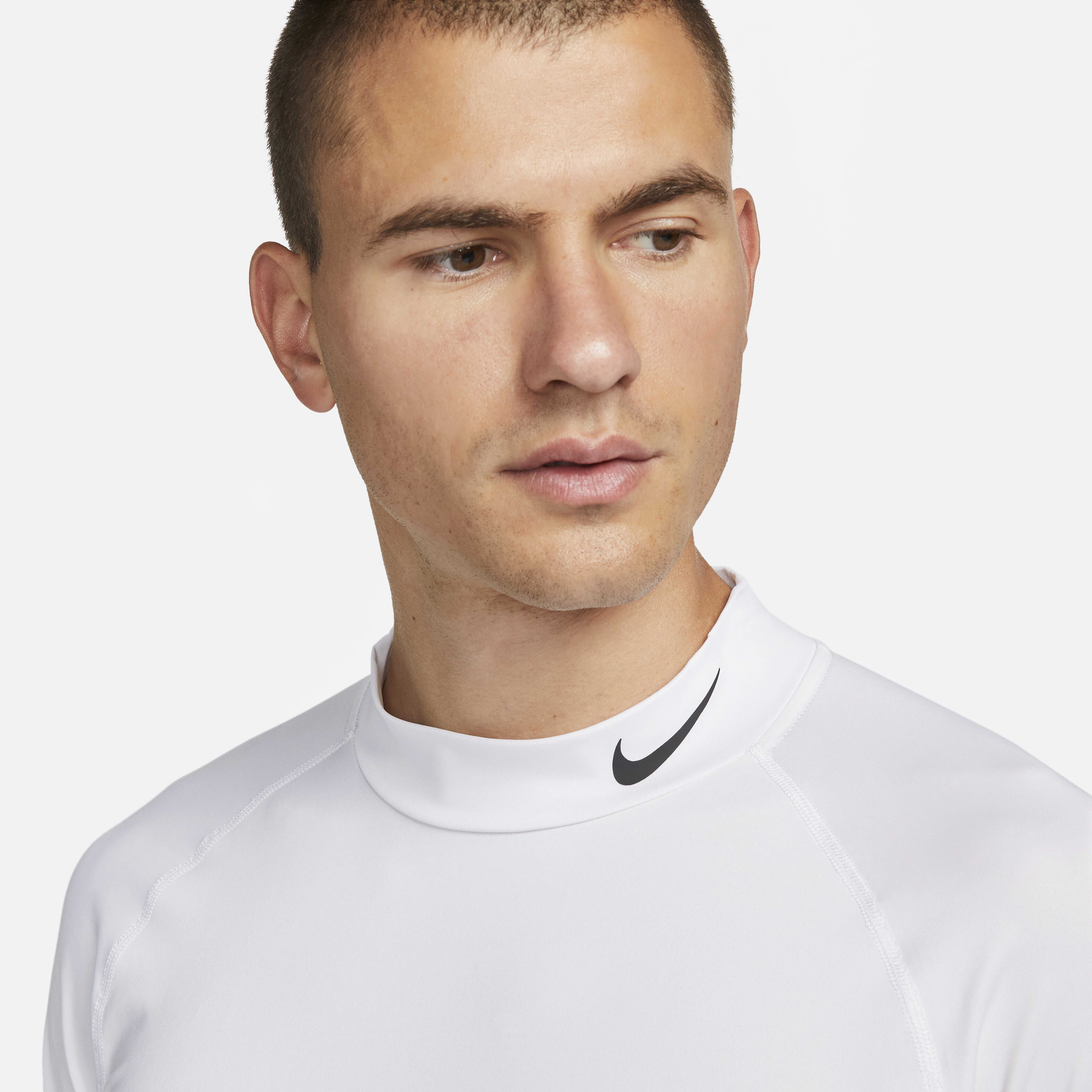 ★★Nike★★ Pro Dry Fit Fitness Mock Neck Long Sleeve Top M Nike Pro Men's Dri-FIT Fitness Mock-Neck Long-Sleeve Top
