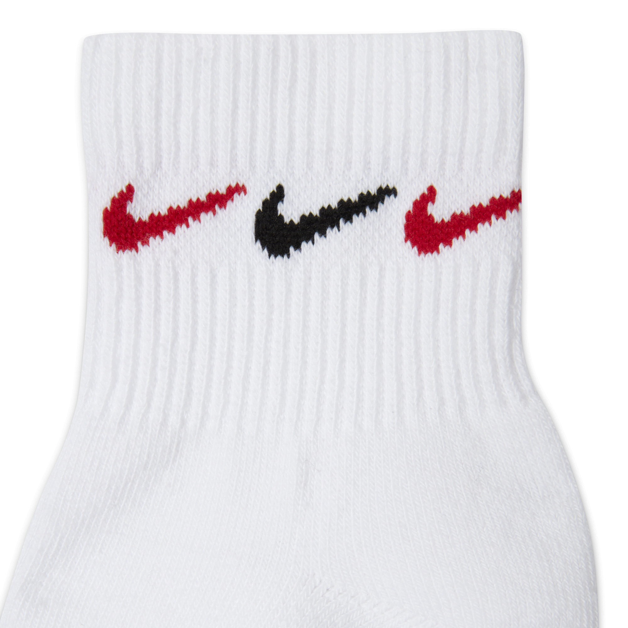 White nike socks with red swoosh outlet