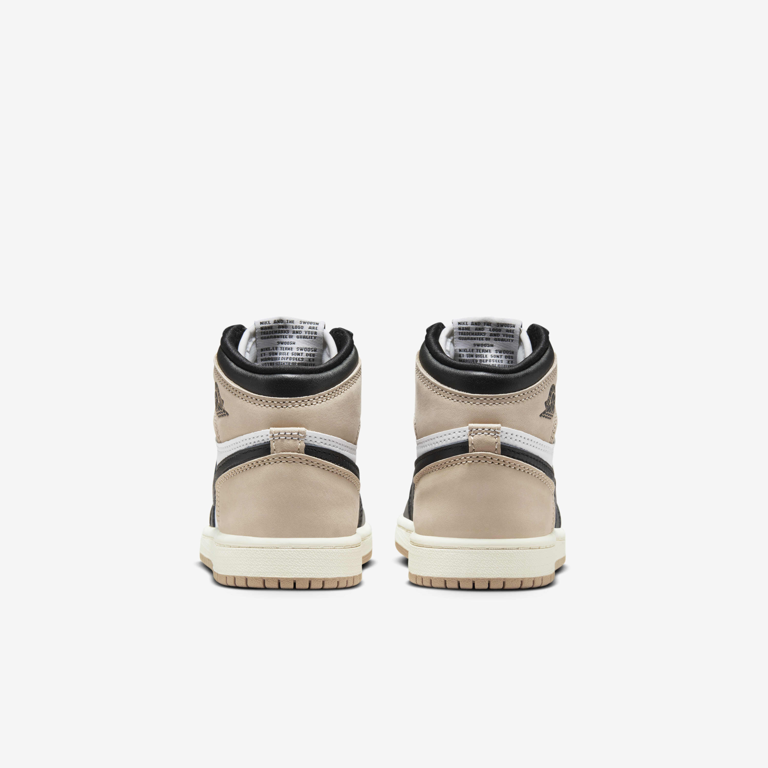 Buy Jordan 1 Retro High OG Younger Kids Shoes Black White Sail Legend Medium Brown Nike Saudi Official