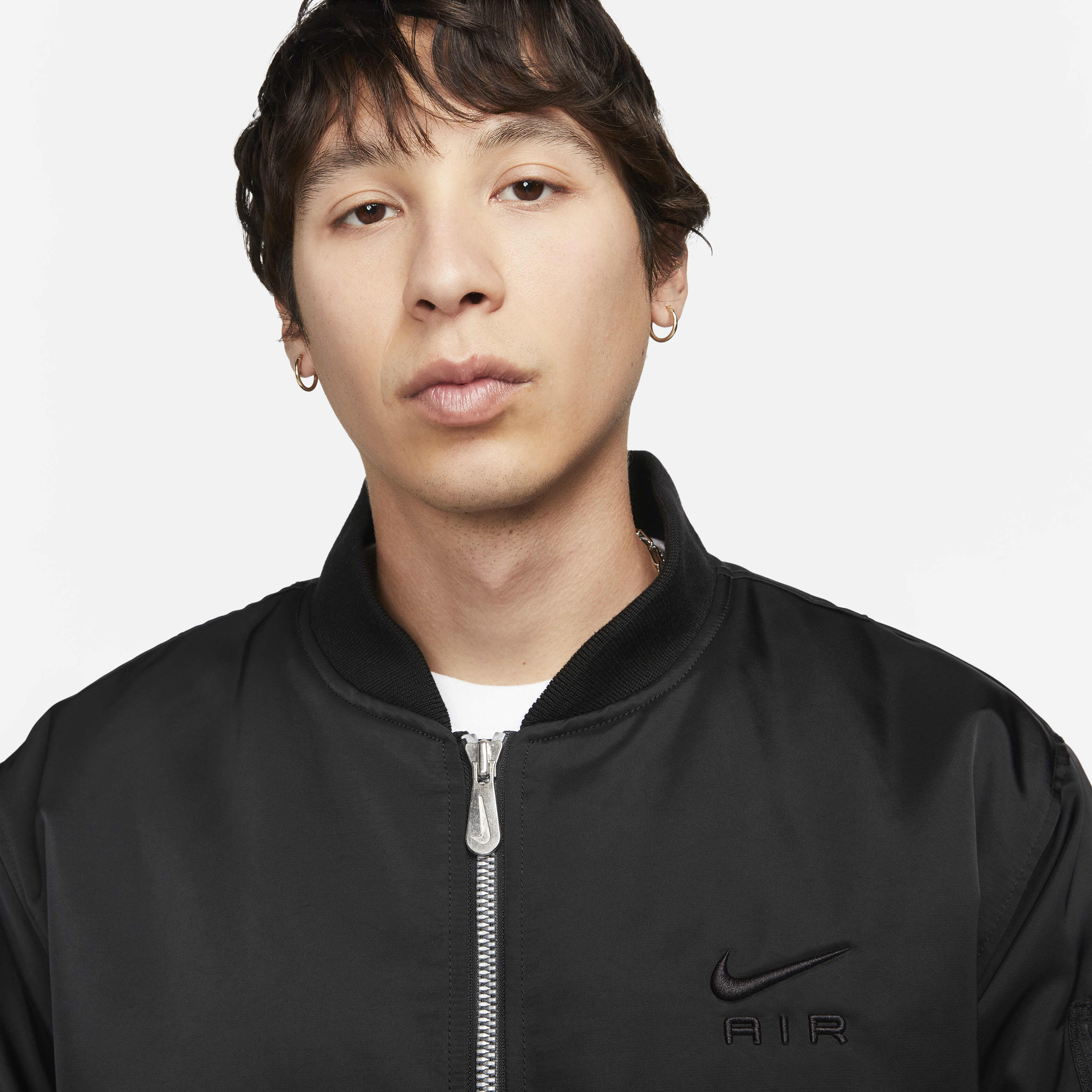 Buy Nike Air Men's Bomber Jacket - Black/Black | Nike Saudi