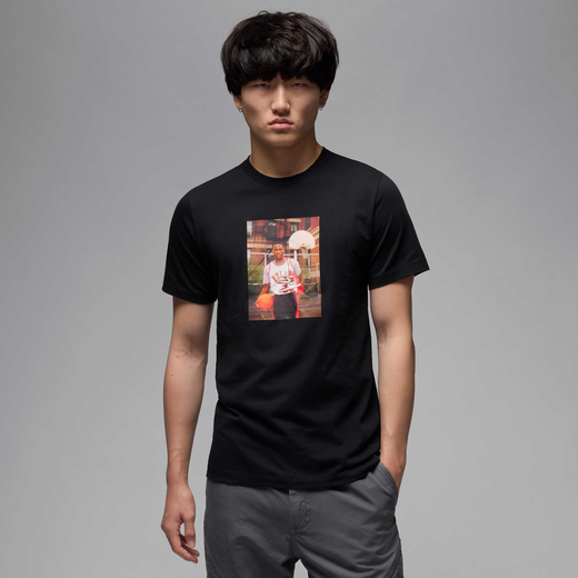 Jordan Short Sleeves Shirts-JRDN, Jordan Brand, Men's Photo T-Shirt