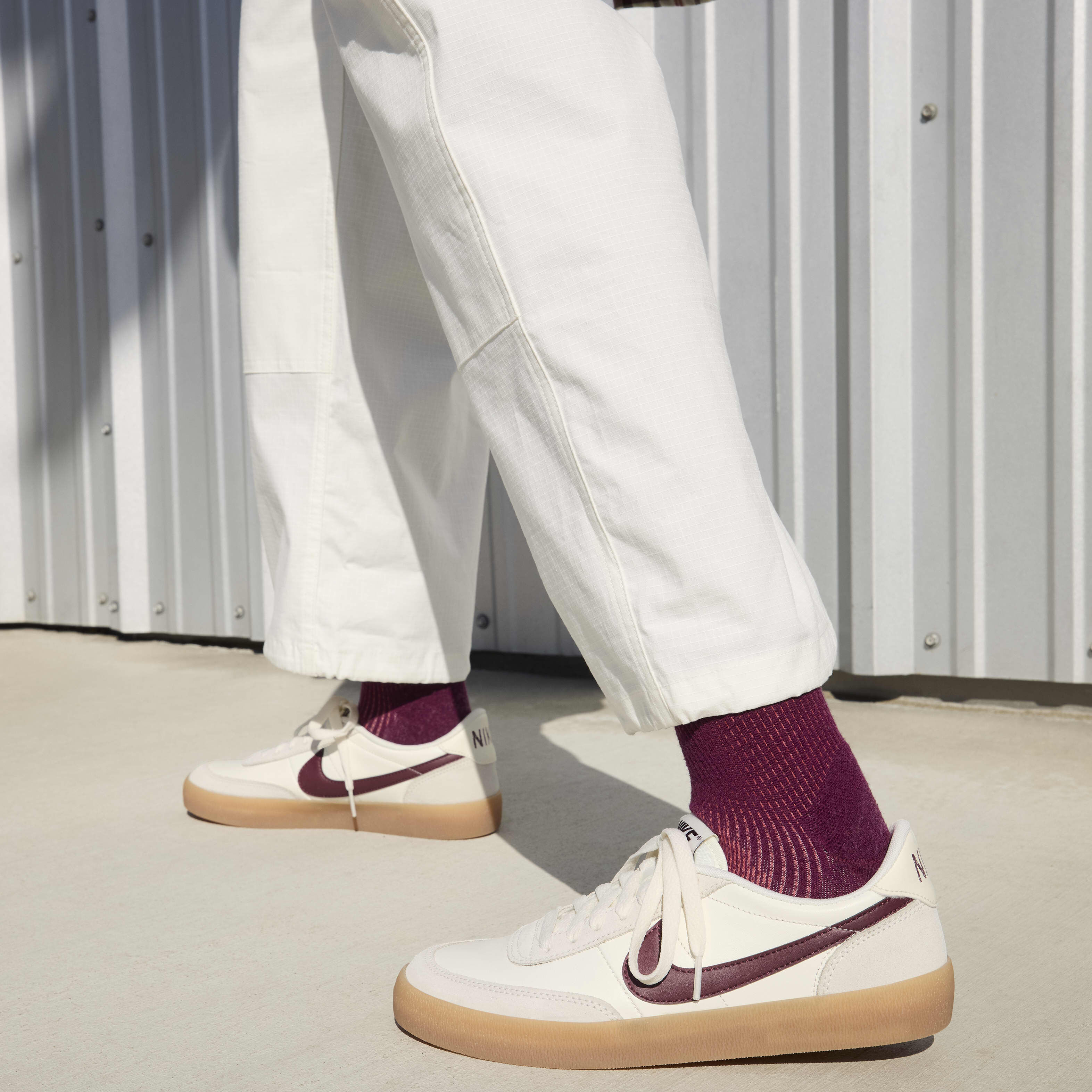 J crew killshot burgundy top