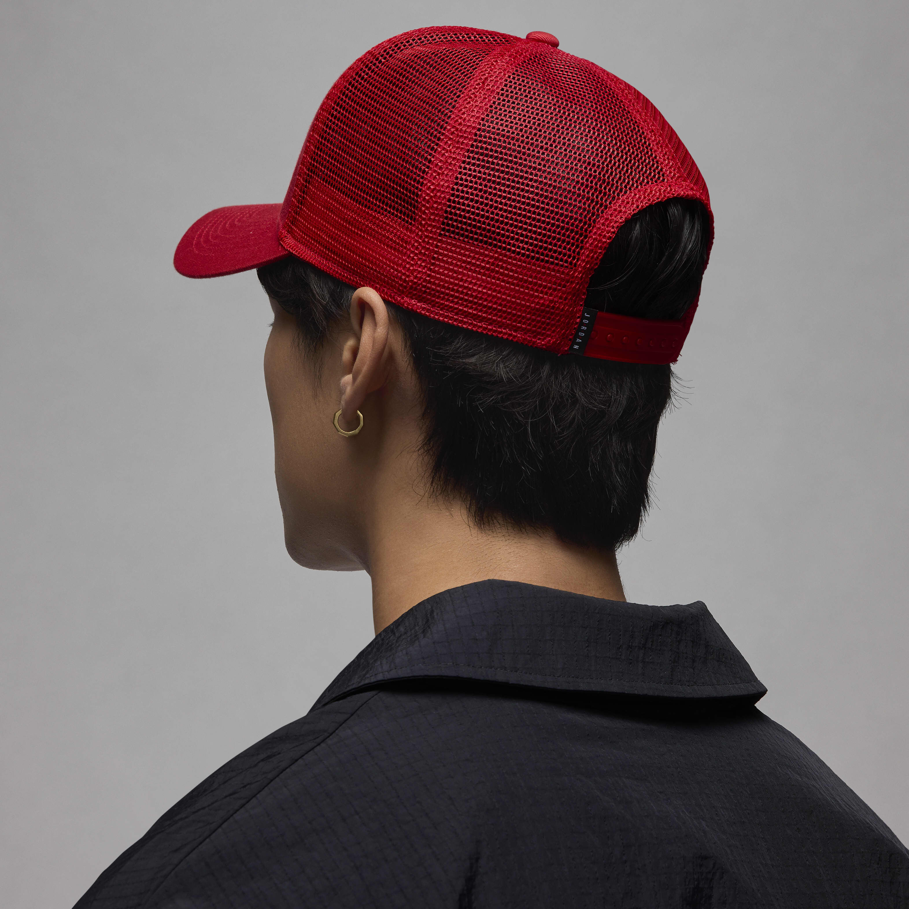 Buy Jordan Rise Structured Hat - Gym Red/Black | Nike Saudi