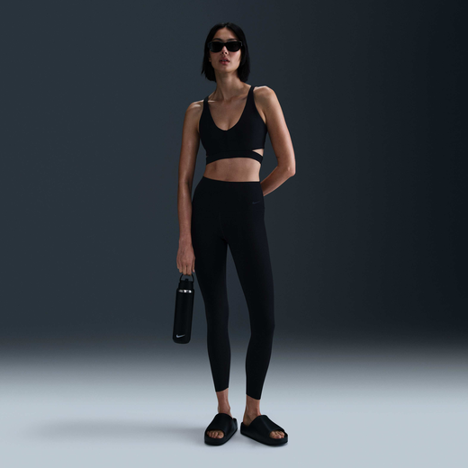 Yoga Essentials-Nike, Nike Zenvy Rib, Women's High-Waisted 7/8 Leggings