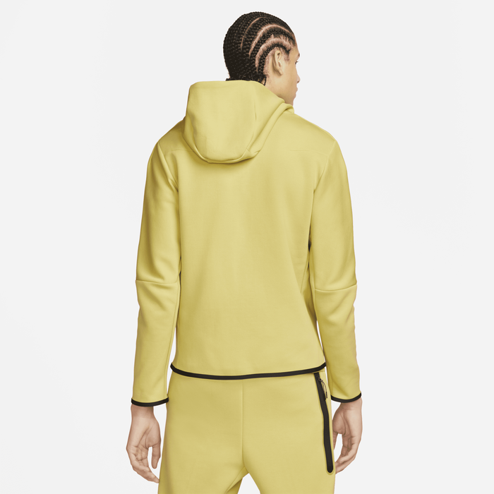 Yellow nike top zip hoodie