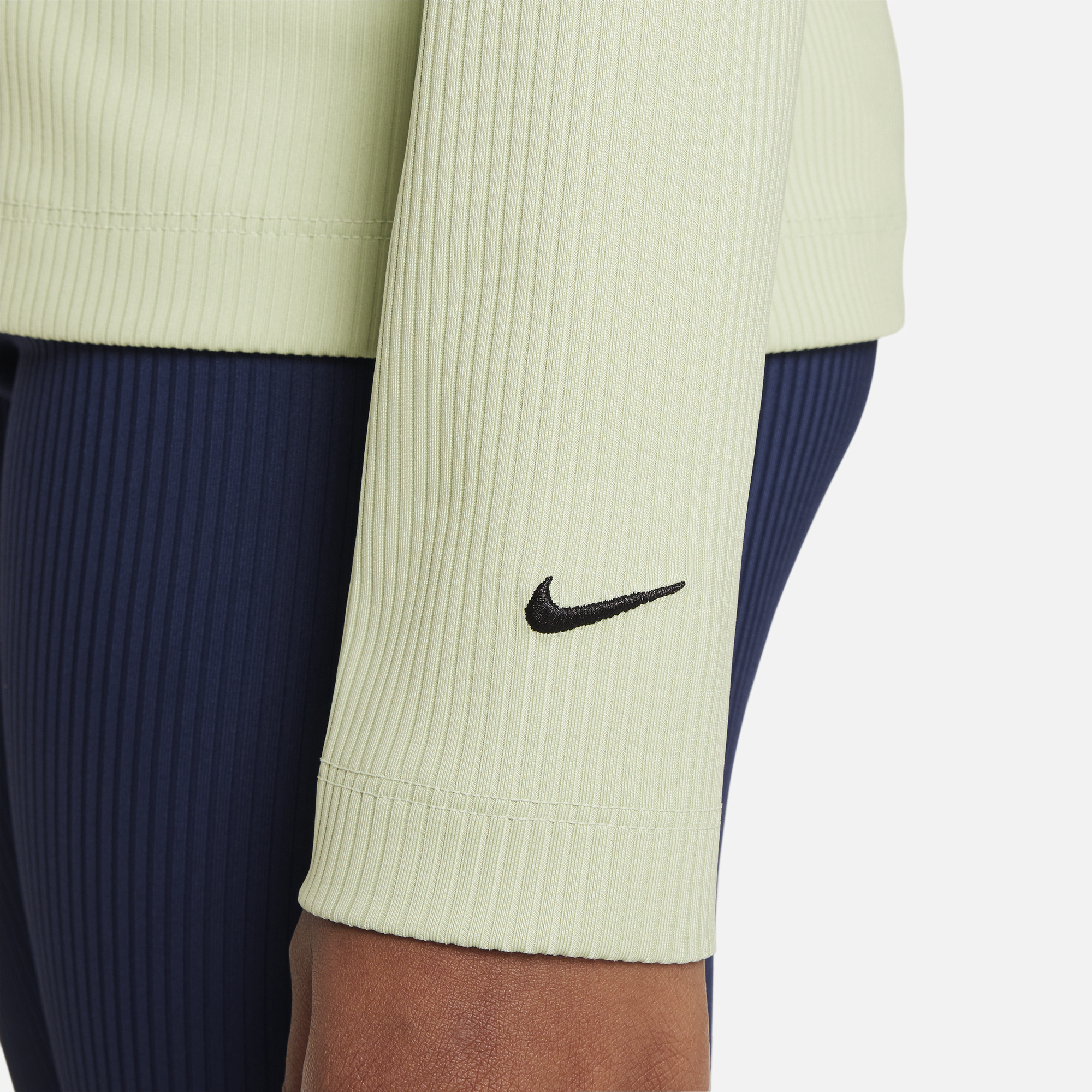 Nike metallic cheap long sleeve top