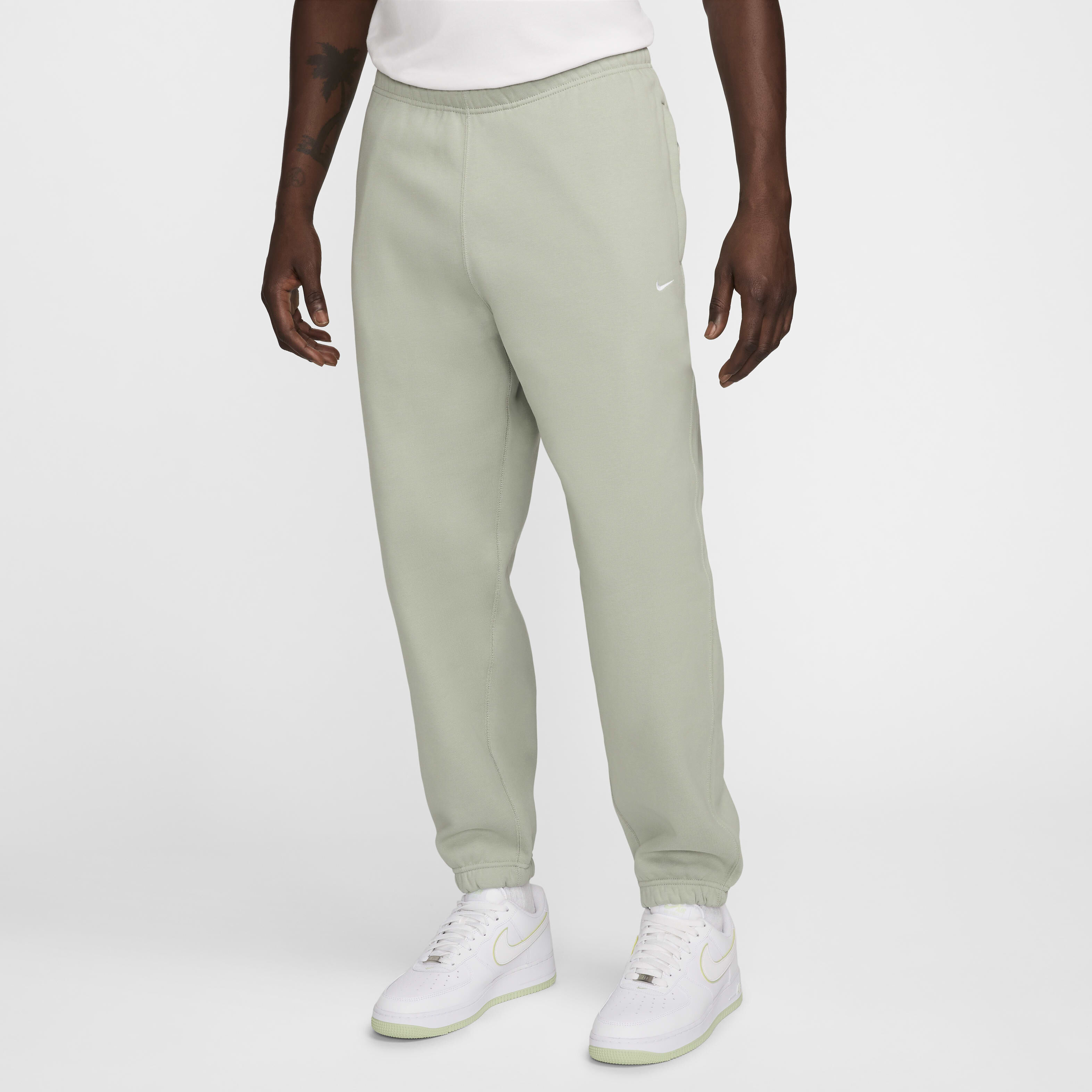 Nikelab fleece pants olive grey shop