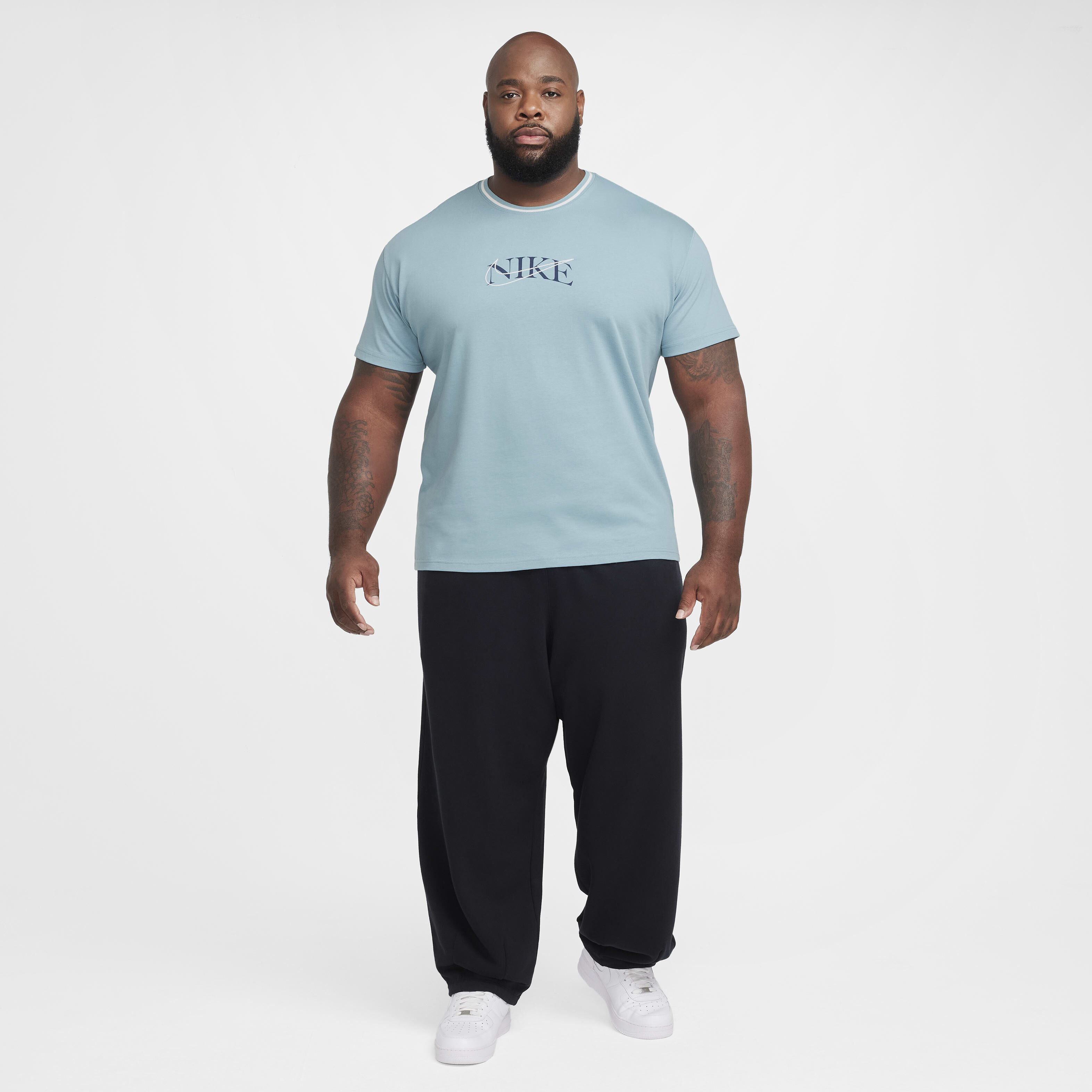 ★ Nike★ Sportswear Max90 T-shirt M Denim Turquoise HJ0751 Nike Mens Sportswear Max90 Denim Turquoise Tee - Bash.com