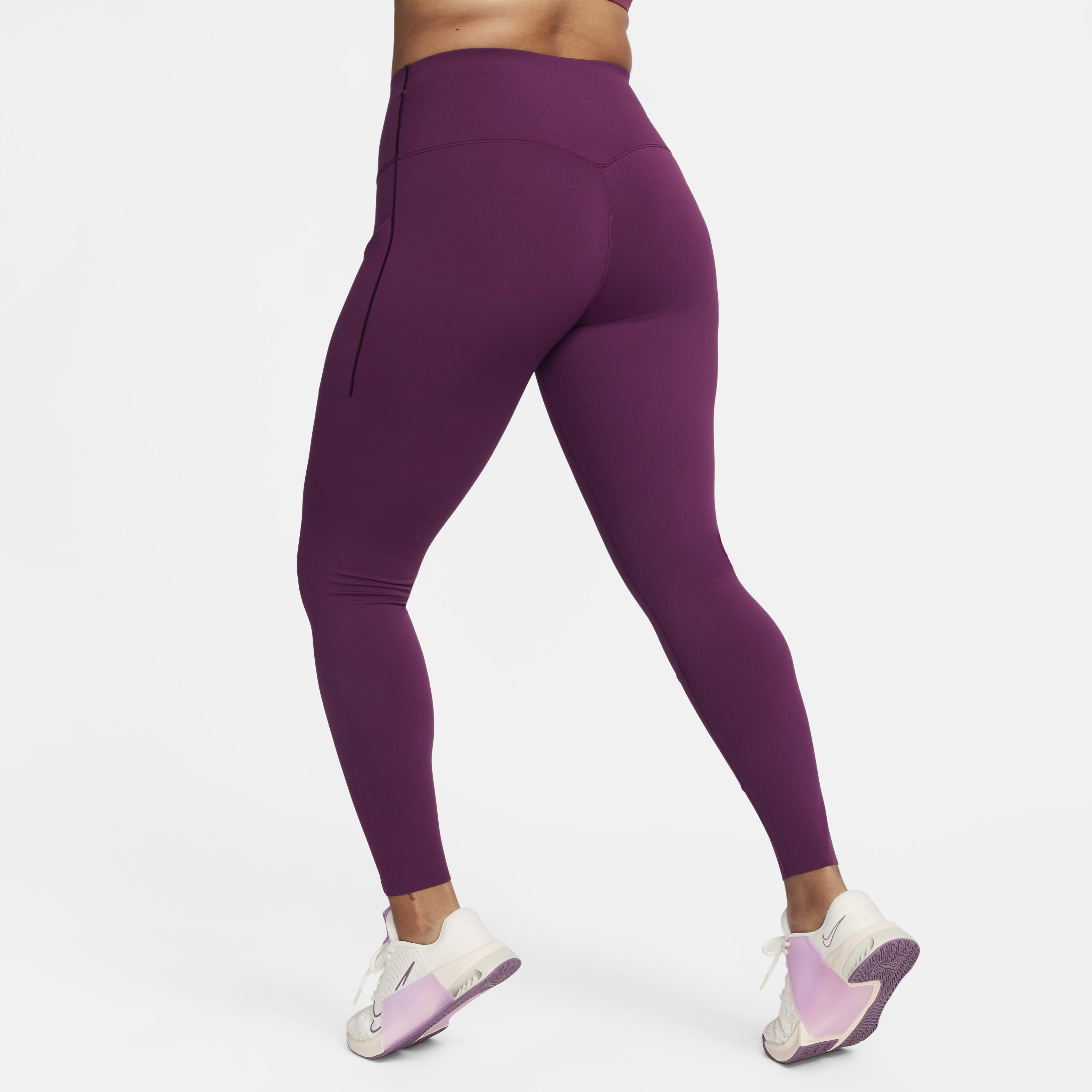 Buy Nike Universa Women s Medium Support High Waisted Full Length Zip Leggings with Pockets Nike Saudi Official