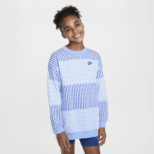 Kids' Sweatshirts Sale-Nike, Nike Sportswear Club Fleece, Older Kids' (Girls') Oversized Sweatshirt