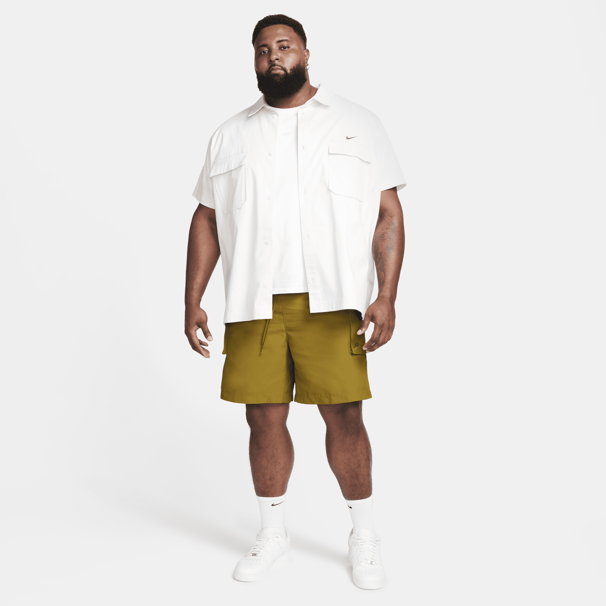 Nike sportswear tech pack men's woven shorts sale