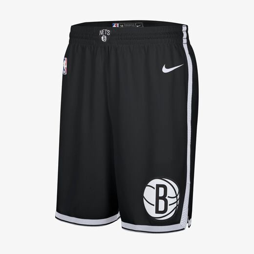 Shorts-Nike, Brooklyn Nets 2024/25 Swingman Icon Edition, Men's Nike Dri-FIT NBA Replica Shorts