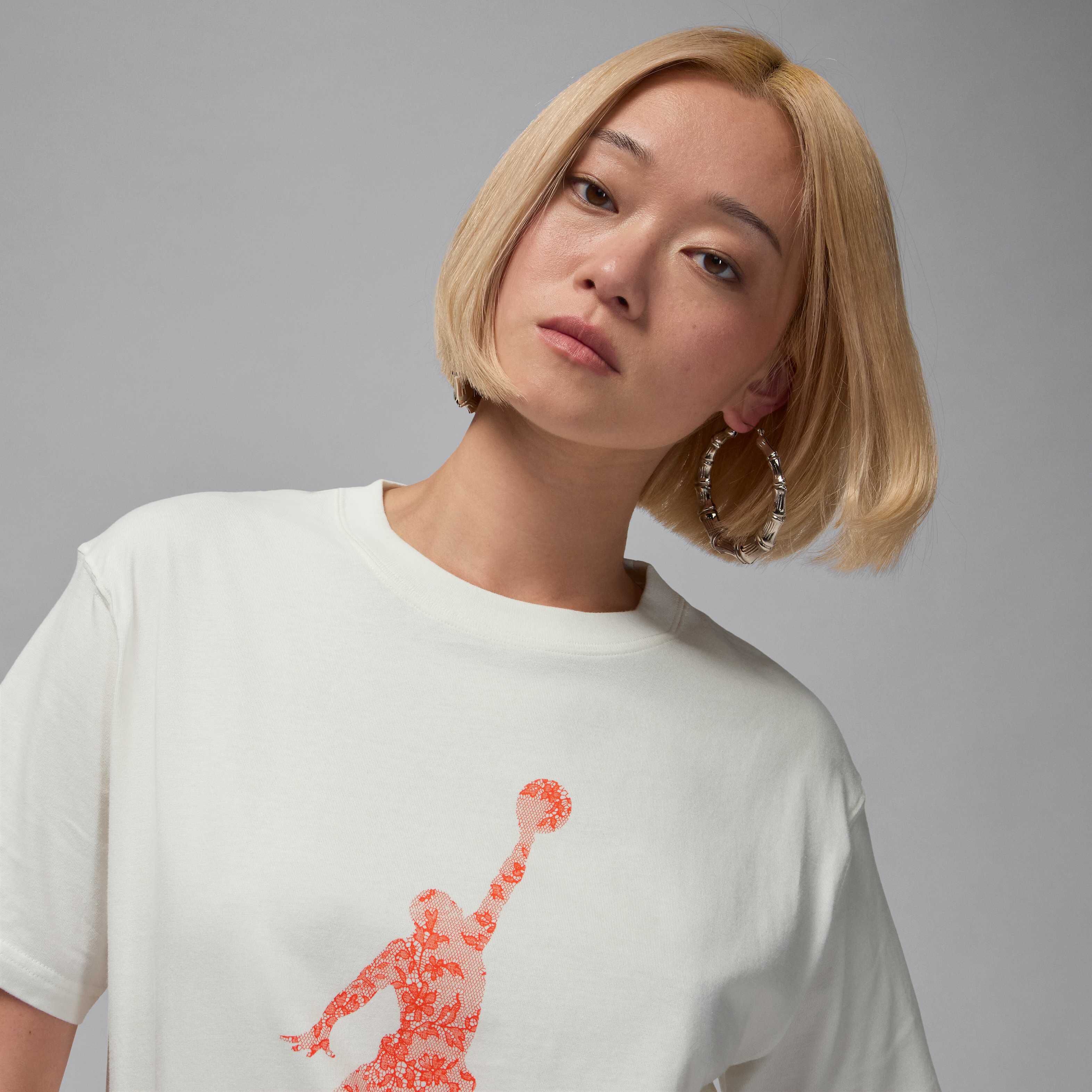 Buy Jordan Brooklyn Women's Graphic T-Shirt - Sail/Black