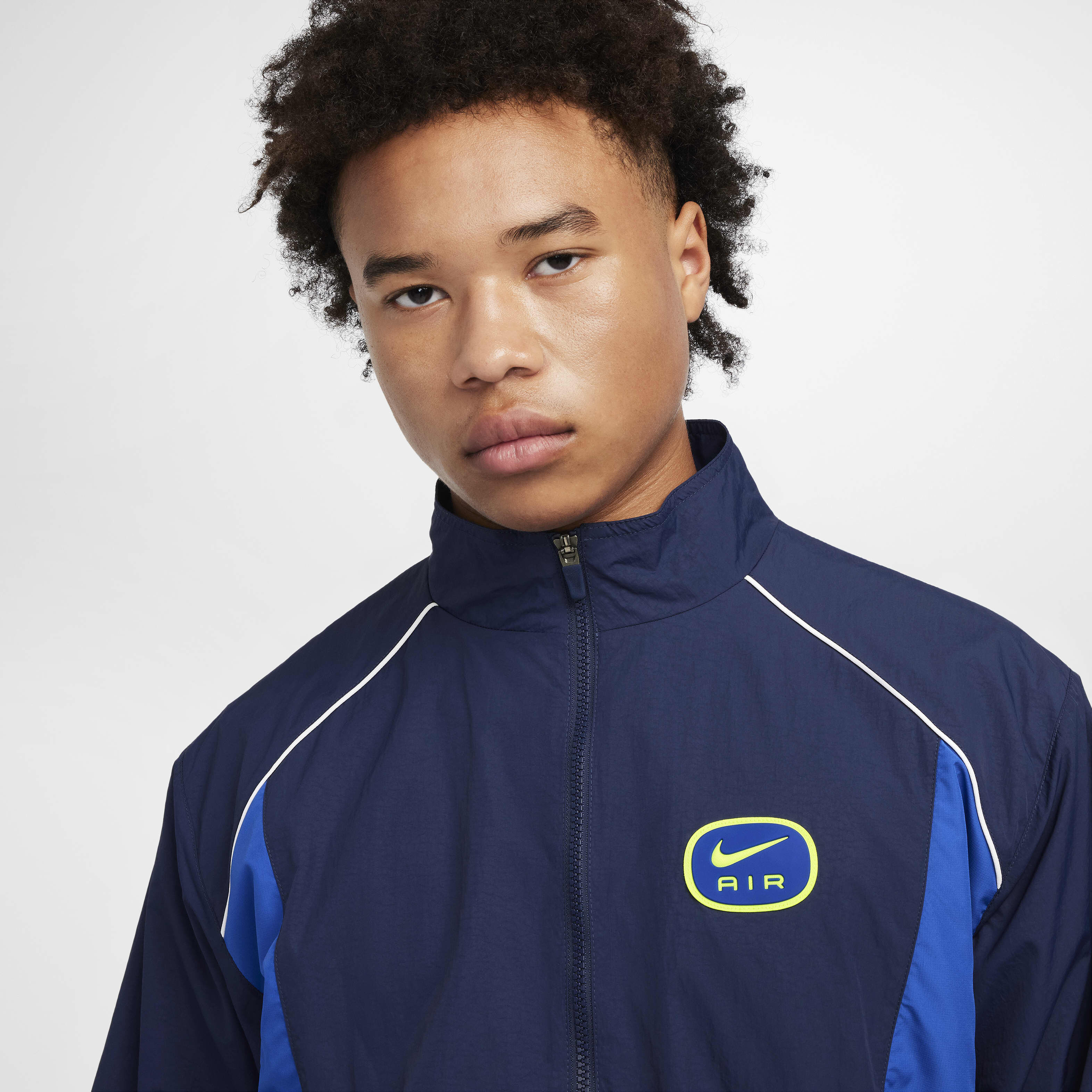 Nike yellow and blue tracksuit hotsell
