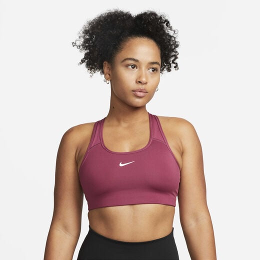 Sports Bras-Nike, Nike Dri-FIT Swoosh, Women's Medium-Support 1-Piece Pad Sports Bra Sports Bras-Nike, Nike Dri-FIT Swoosh, Women's Medium-Support 1-Piece Pad Sports Bra