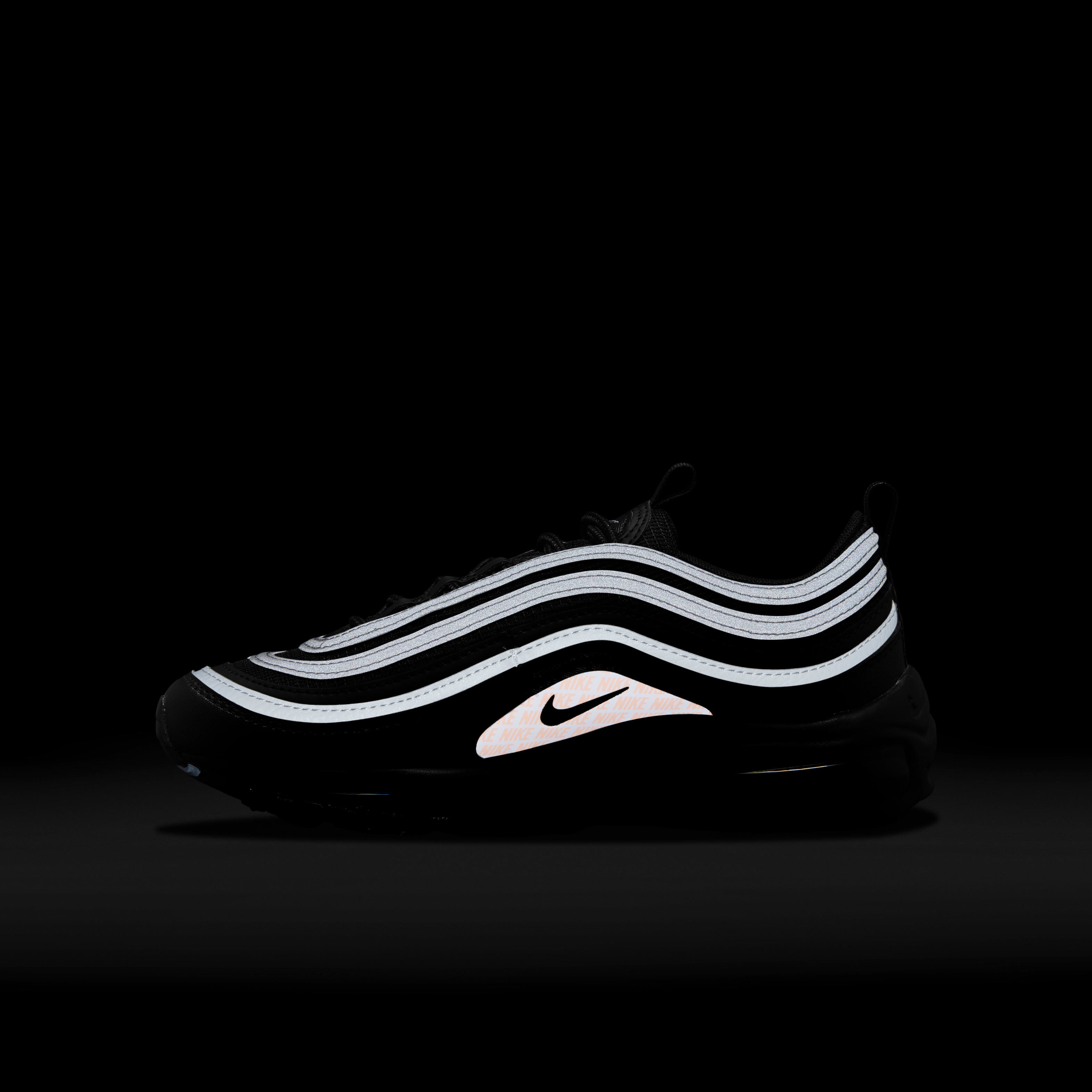 Nike air max 97 black white reflective outlet