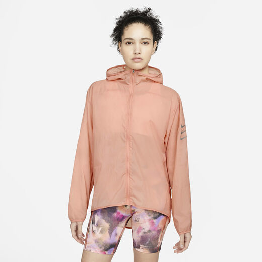 جاكيتات بأكمام وبلا أكمام للجري-نايكي, نايكي رن ديفيجن, جاكيت الجري قابل للتعبئة للنساء