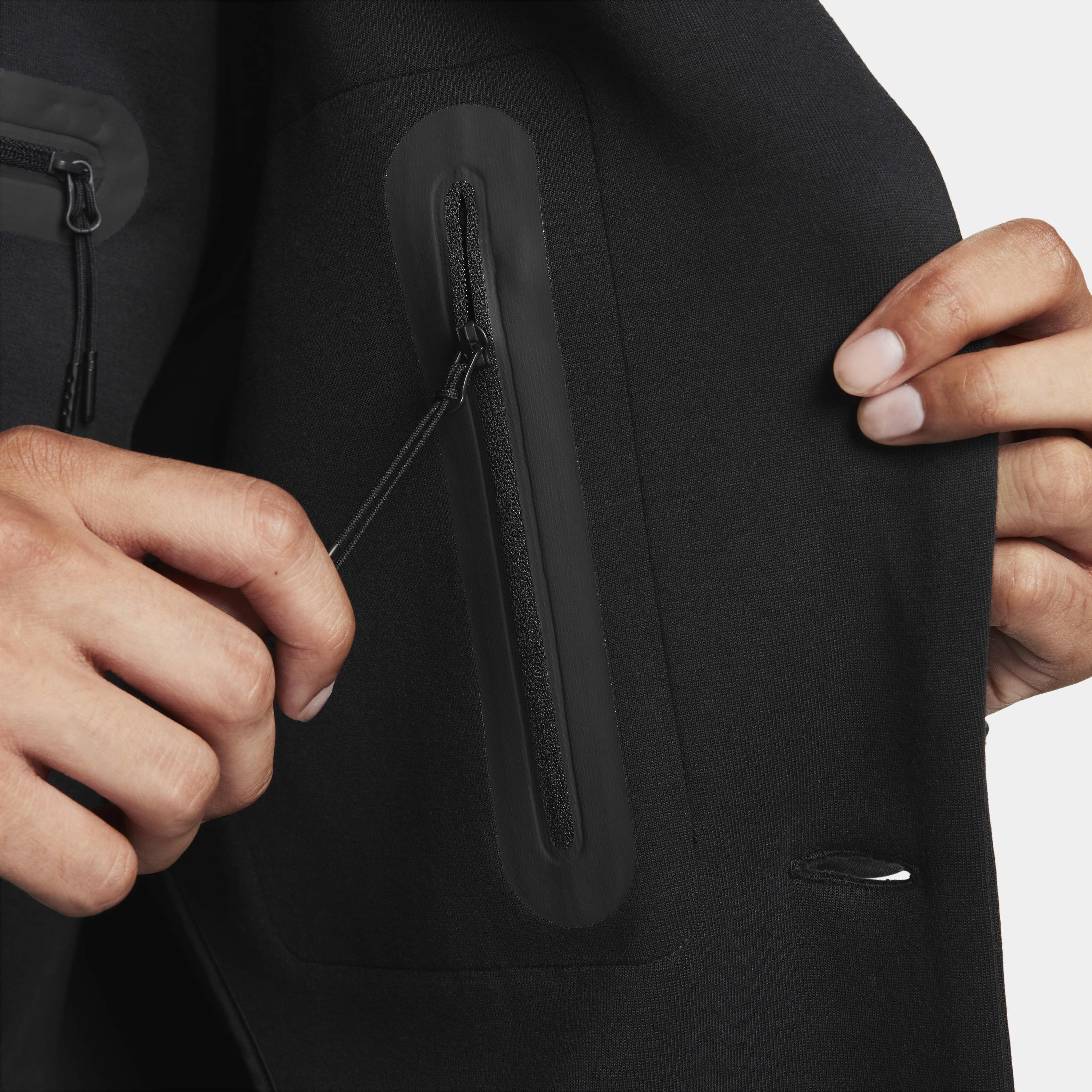 NIKE TECH FLEECE RE TRENCH JACKET コート L NIKE AS M NK TCH FLC RE TRENCH JKT BLACK/BLACK 23HO-I